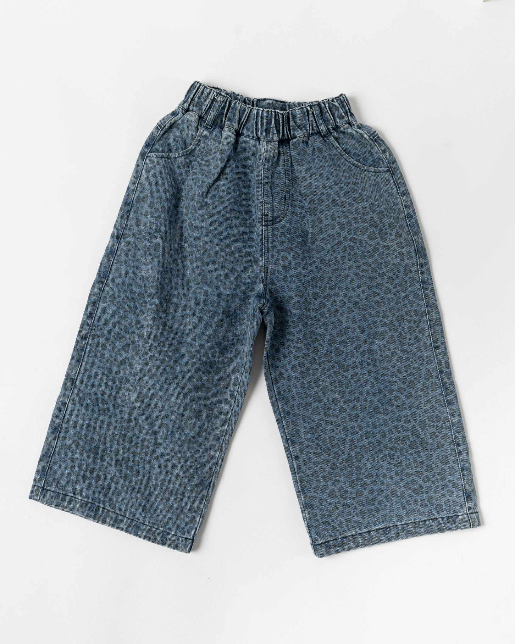 KOKO MOMO Blue Leopard Jeans