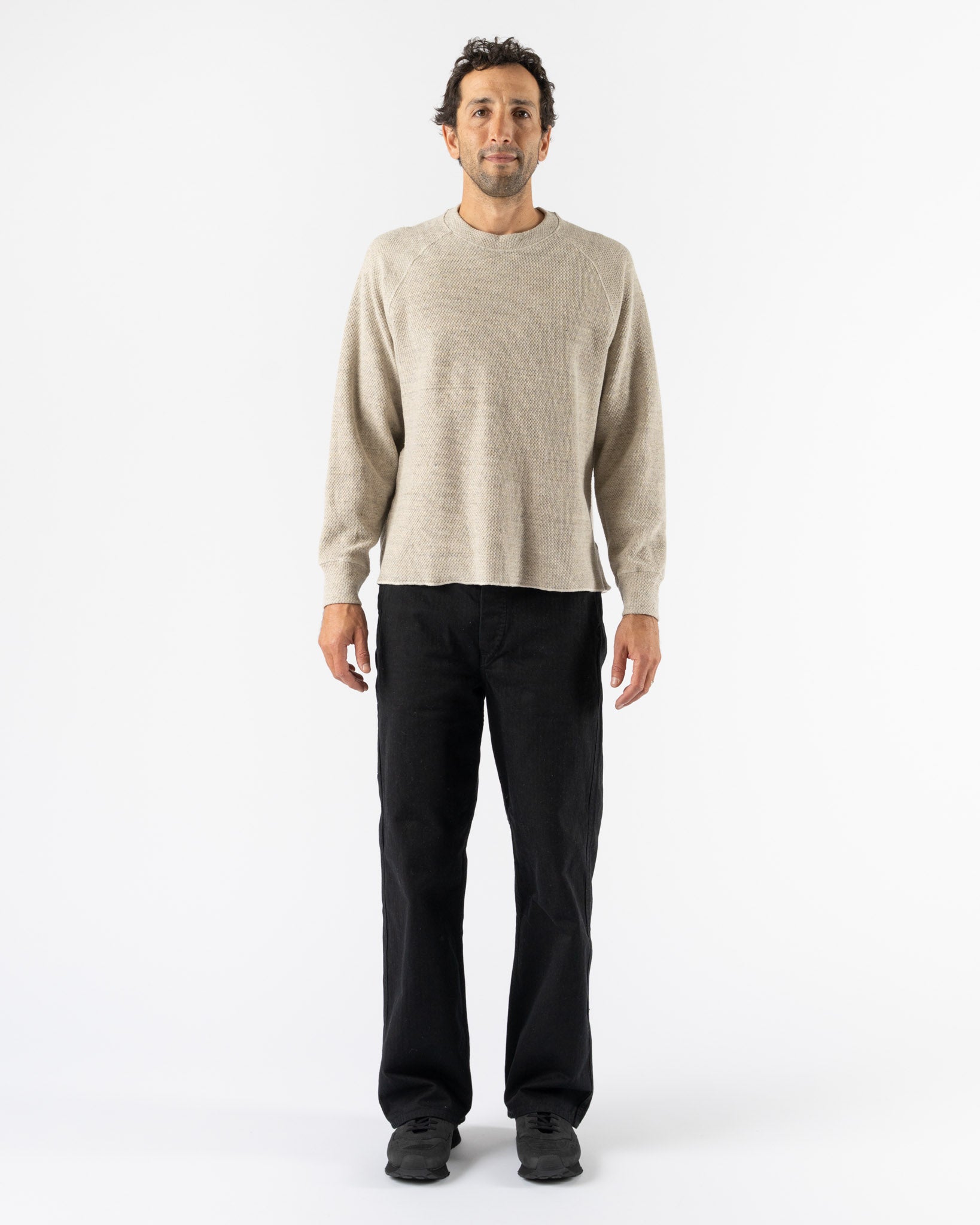 Lady White Co. Raglan Thermal in Oatmeal