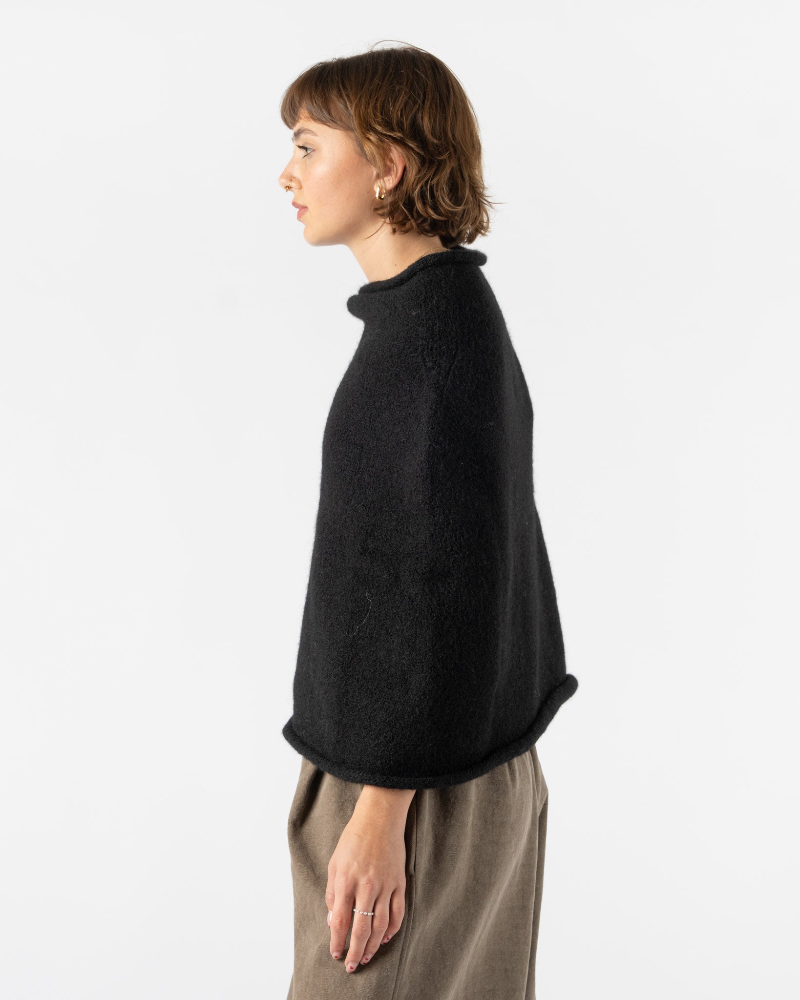 Lauren Manoogian Pyramid Shoulders in Black