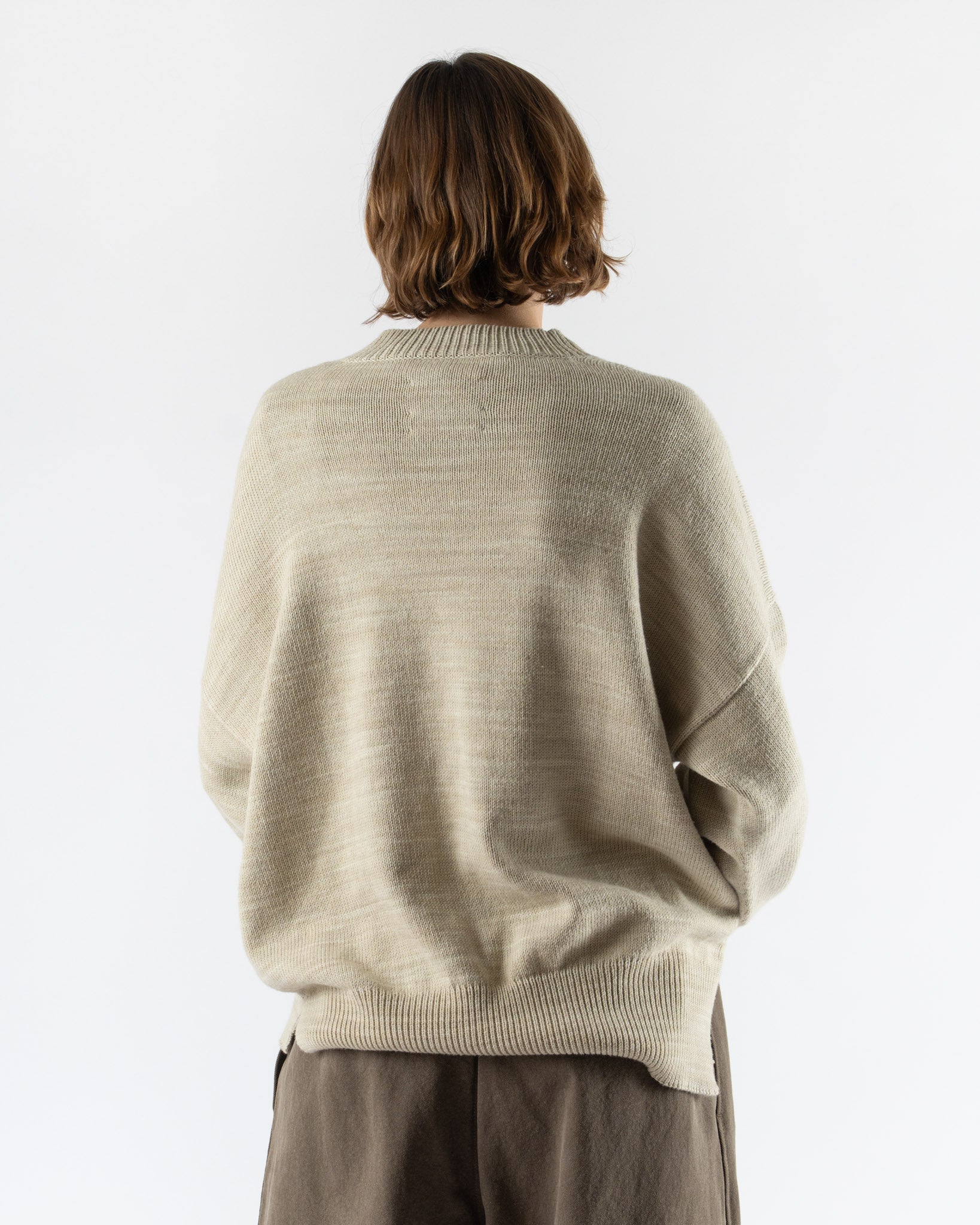 Lauren Manoogian Watercolor Crewneck in Parchment