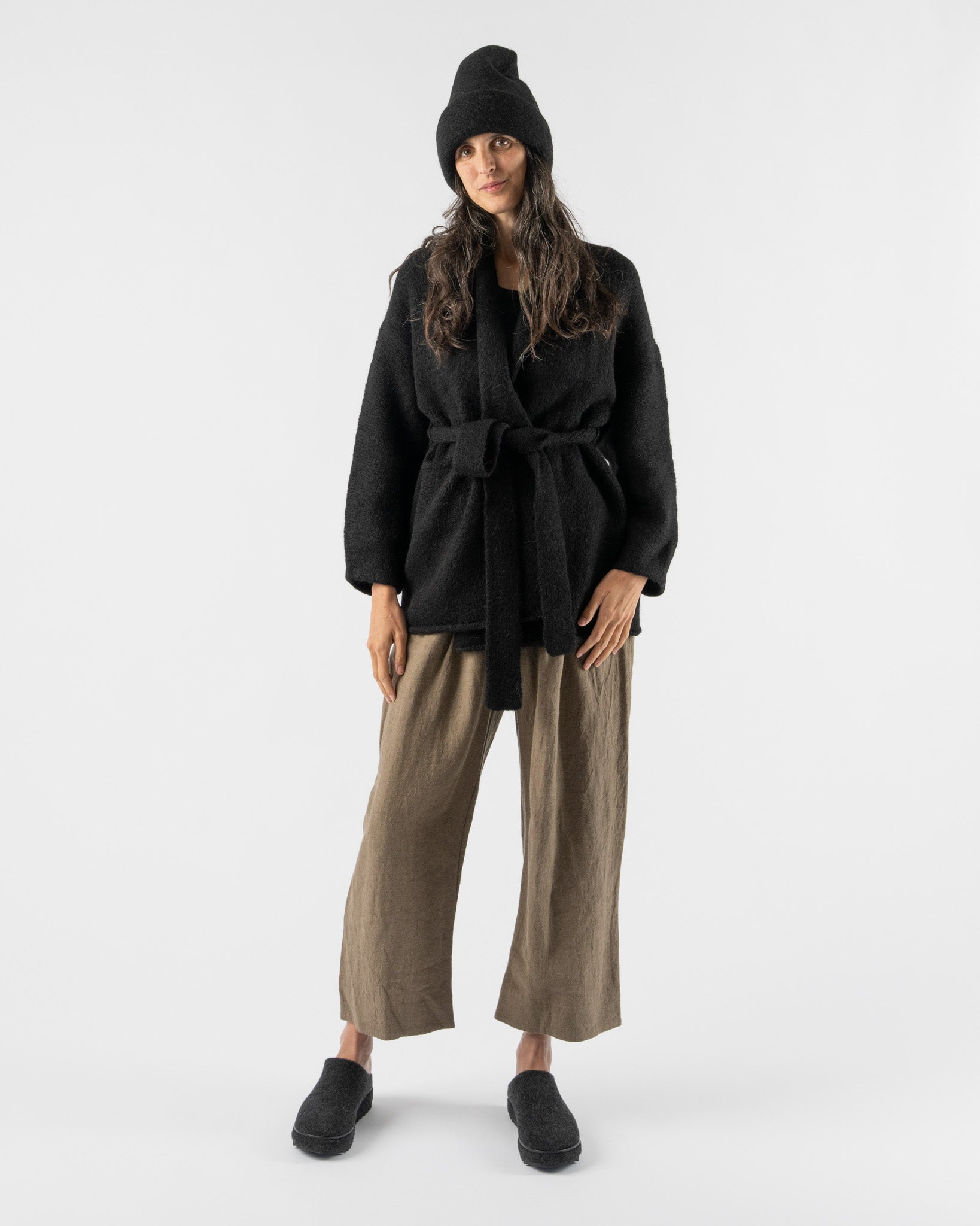 Lauren Manoogian Carpenter Hat in Black