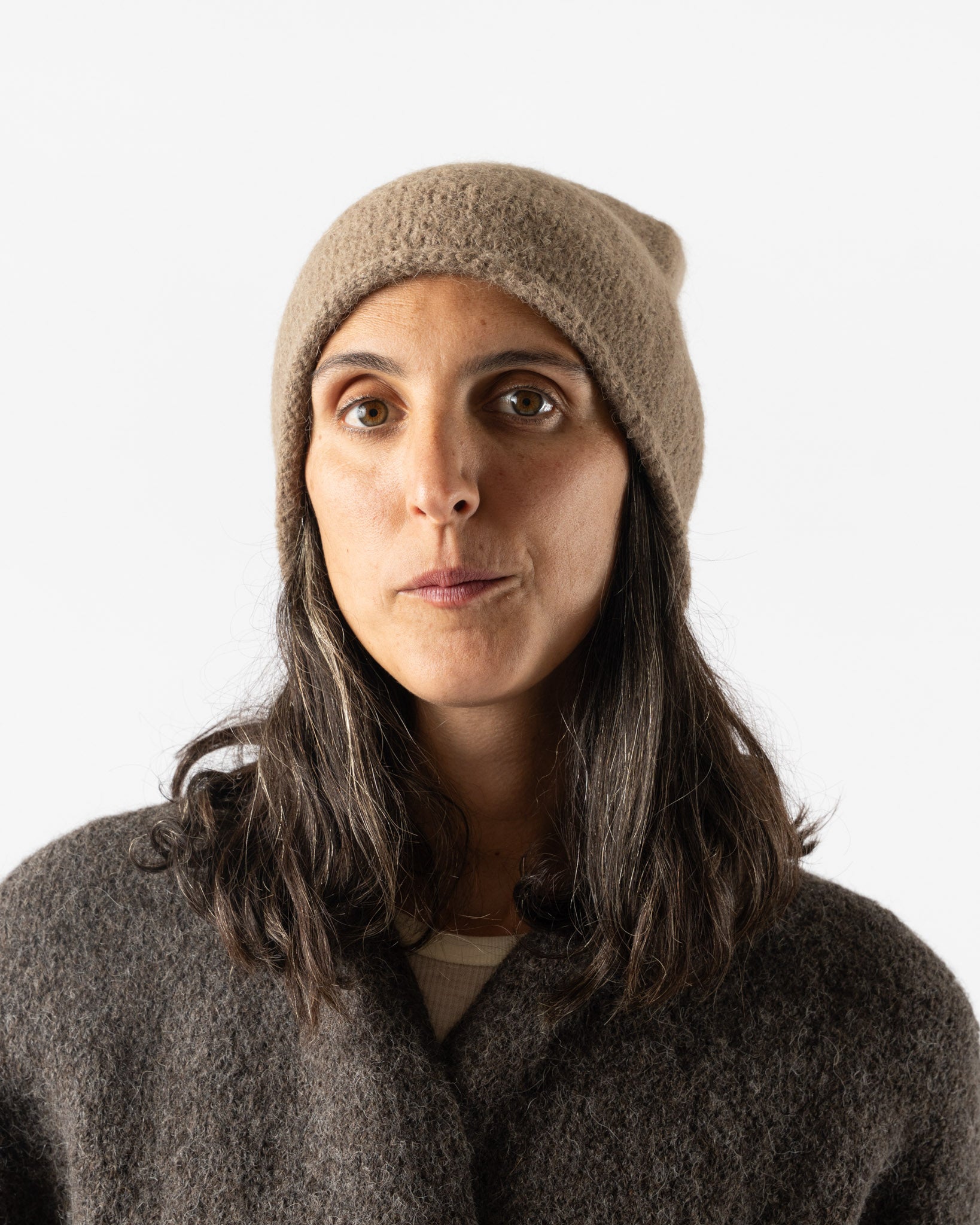 Lauren Manoogian Crown Beanie in Tobacco
