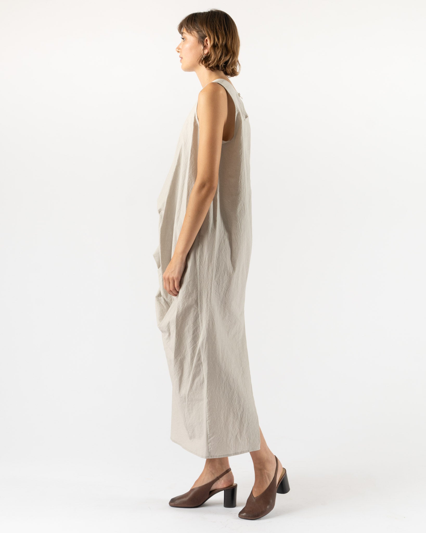 Lauren Manoogian Ripstop Dress in Ash