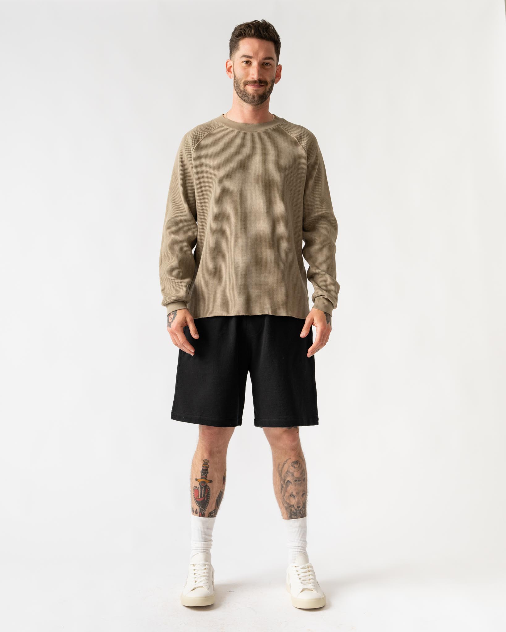 Lady White Co. LW217 Raglan Thermal in Almond