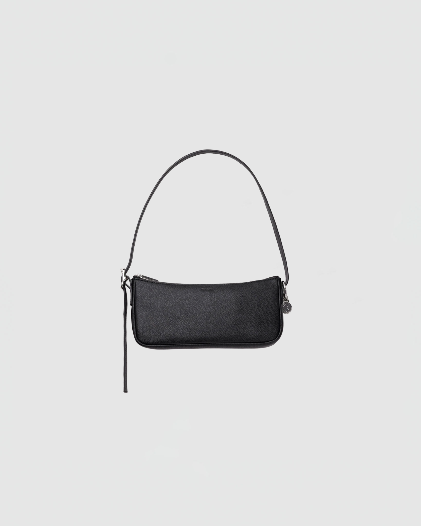 Baggu Recycled Leather Pochette in Black
