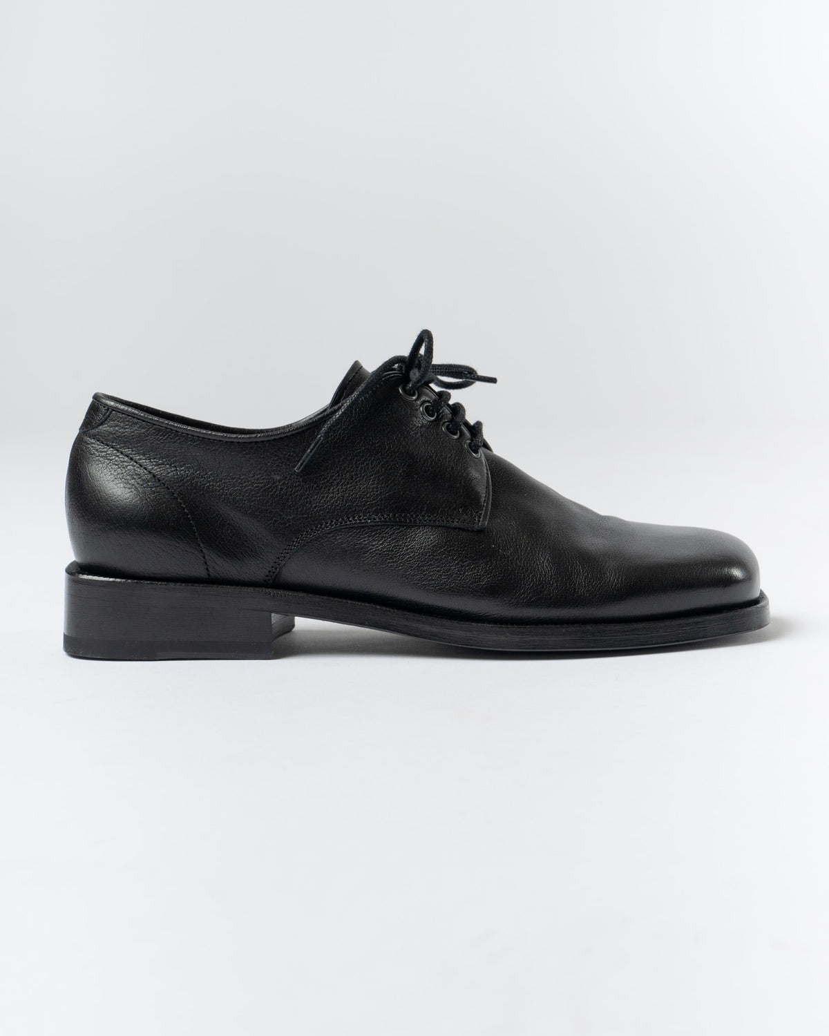 Lemaire Black Anatomic Derbies Curated at Jake and Jones