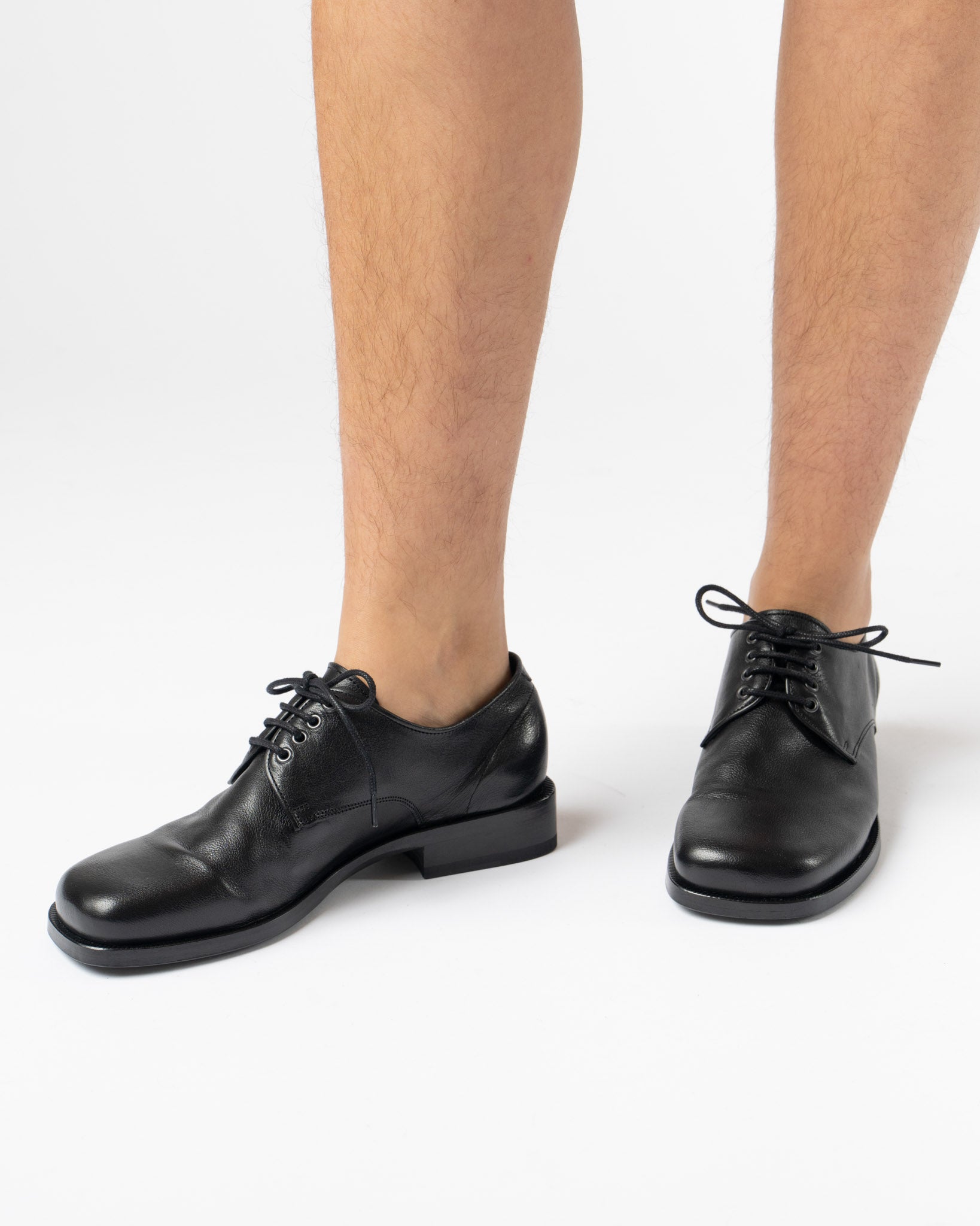 Lemaire Black Anatomic Derbies