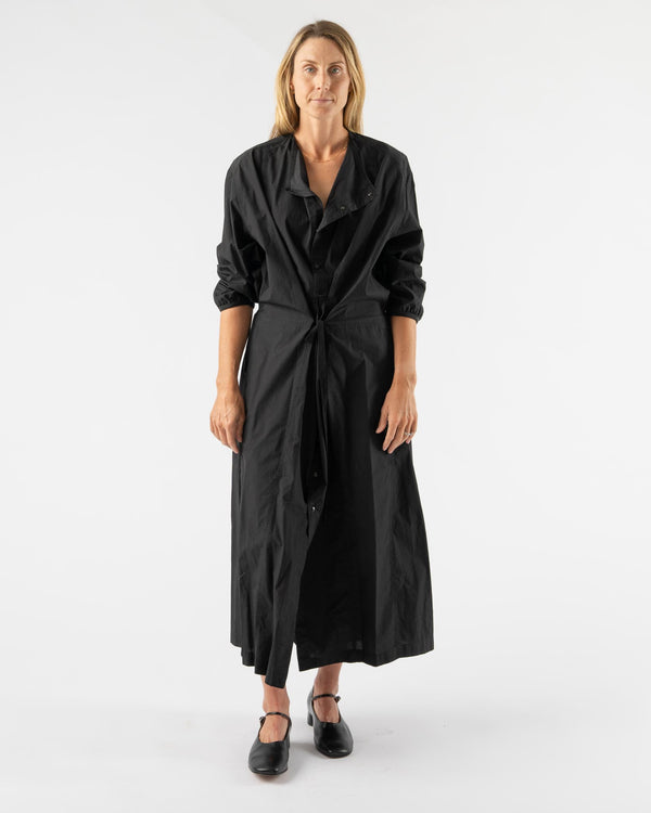 Lemaire Long Tunic with Strings in Black