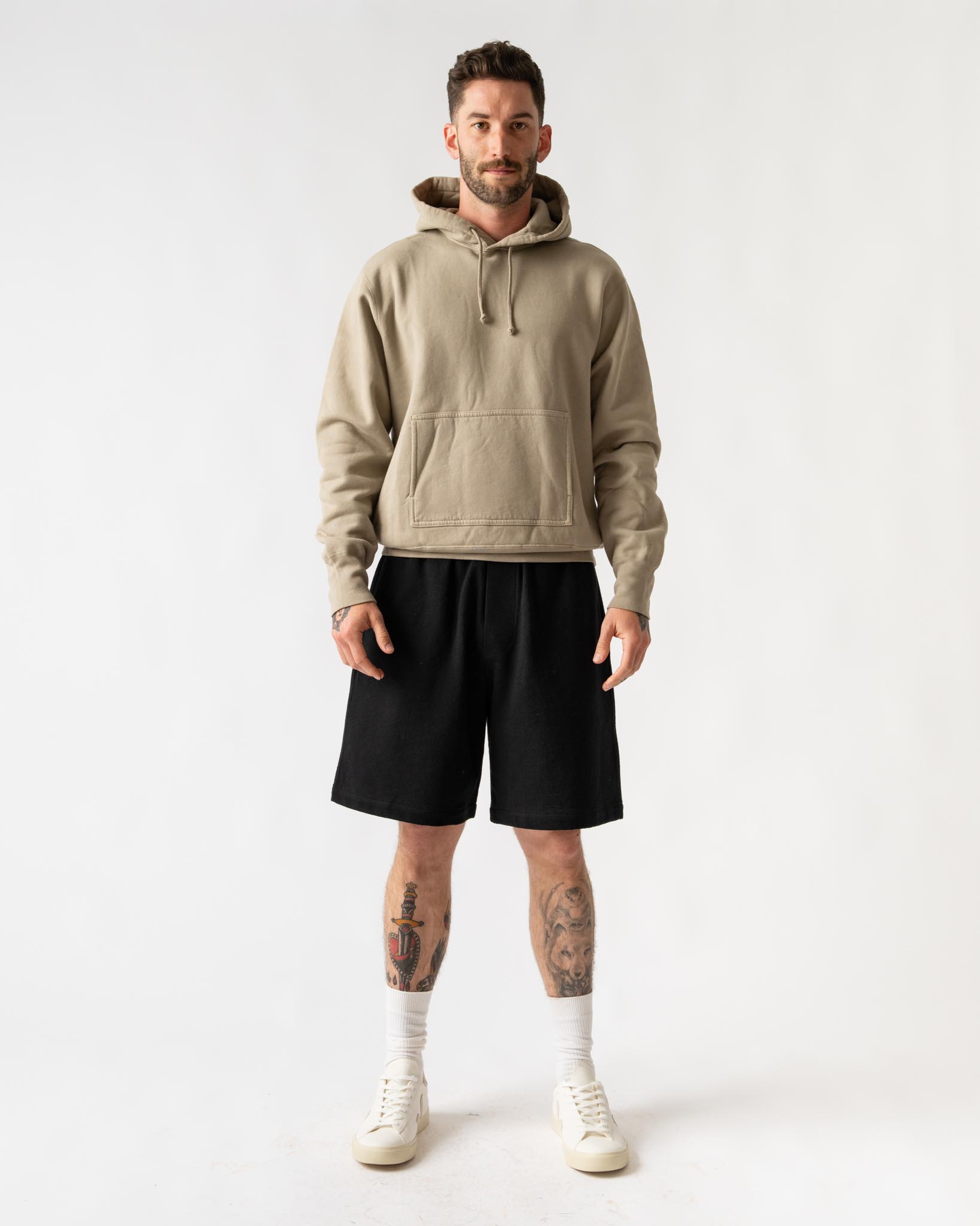 Lady White Co. LW622 LWC Hoodie in Almond