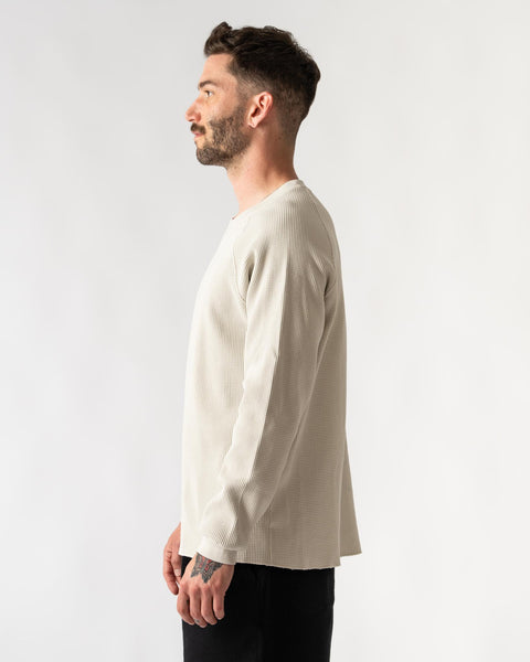 Lady White Co. LW217 Raglan Thermal in Putty Curated at Jake