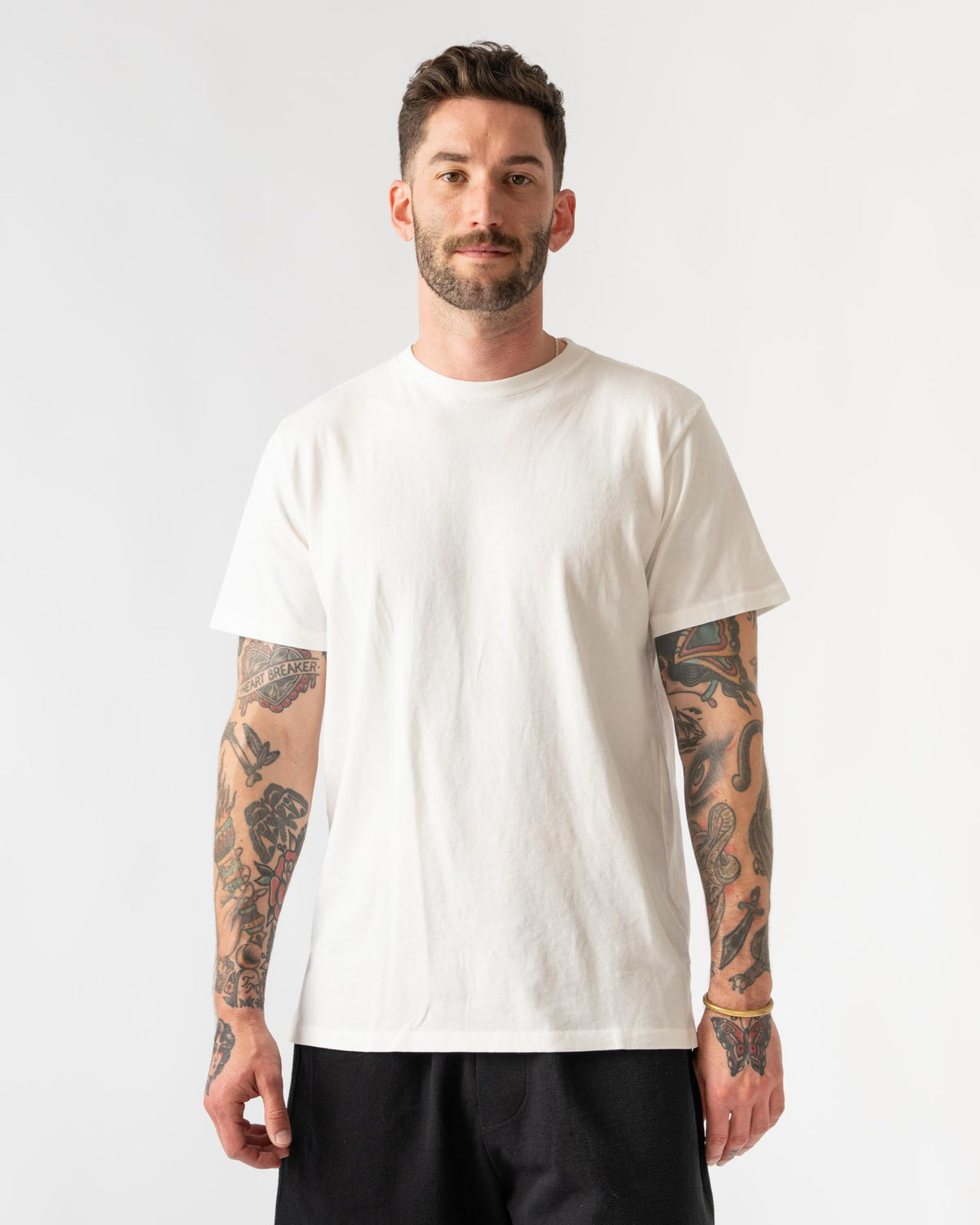 Lady White Co. LW102 Municipal T-Shirt in White Curated at Jake 