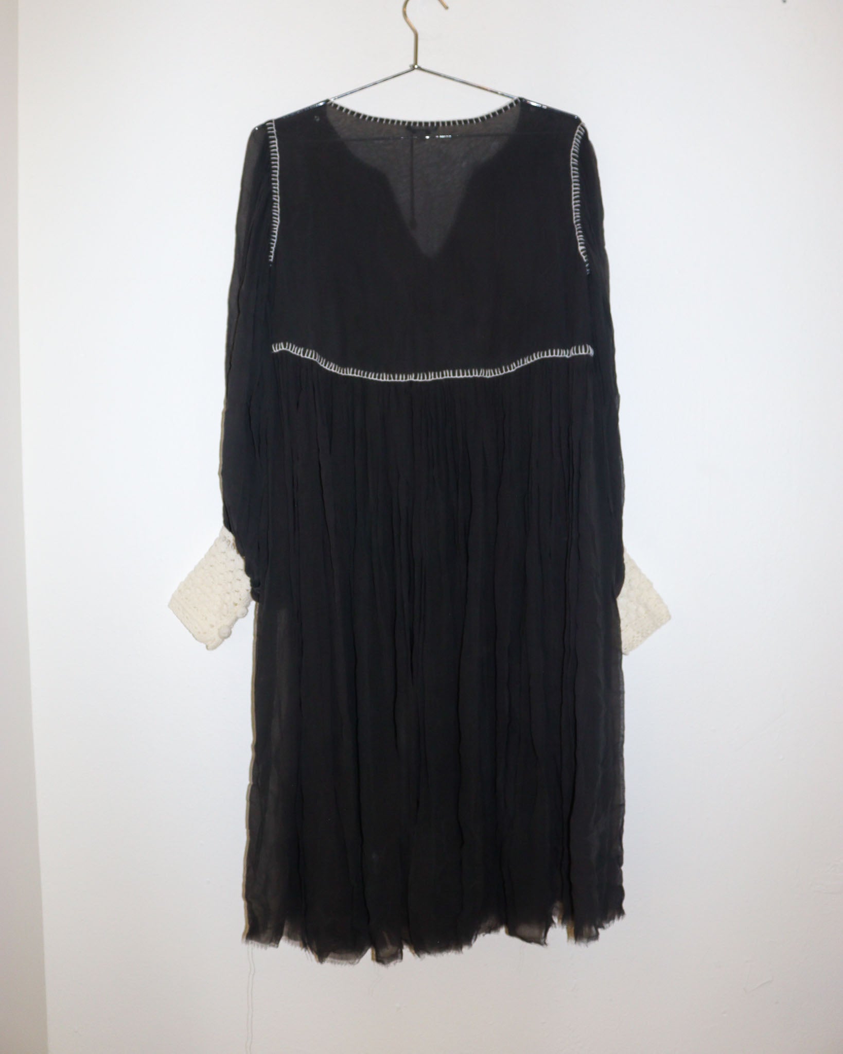 Pre-owned: Manoush Flower Dress in Multi/Black