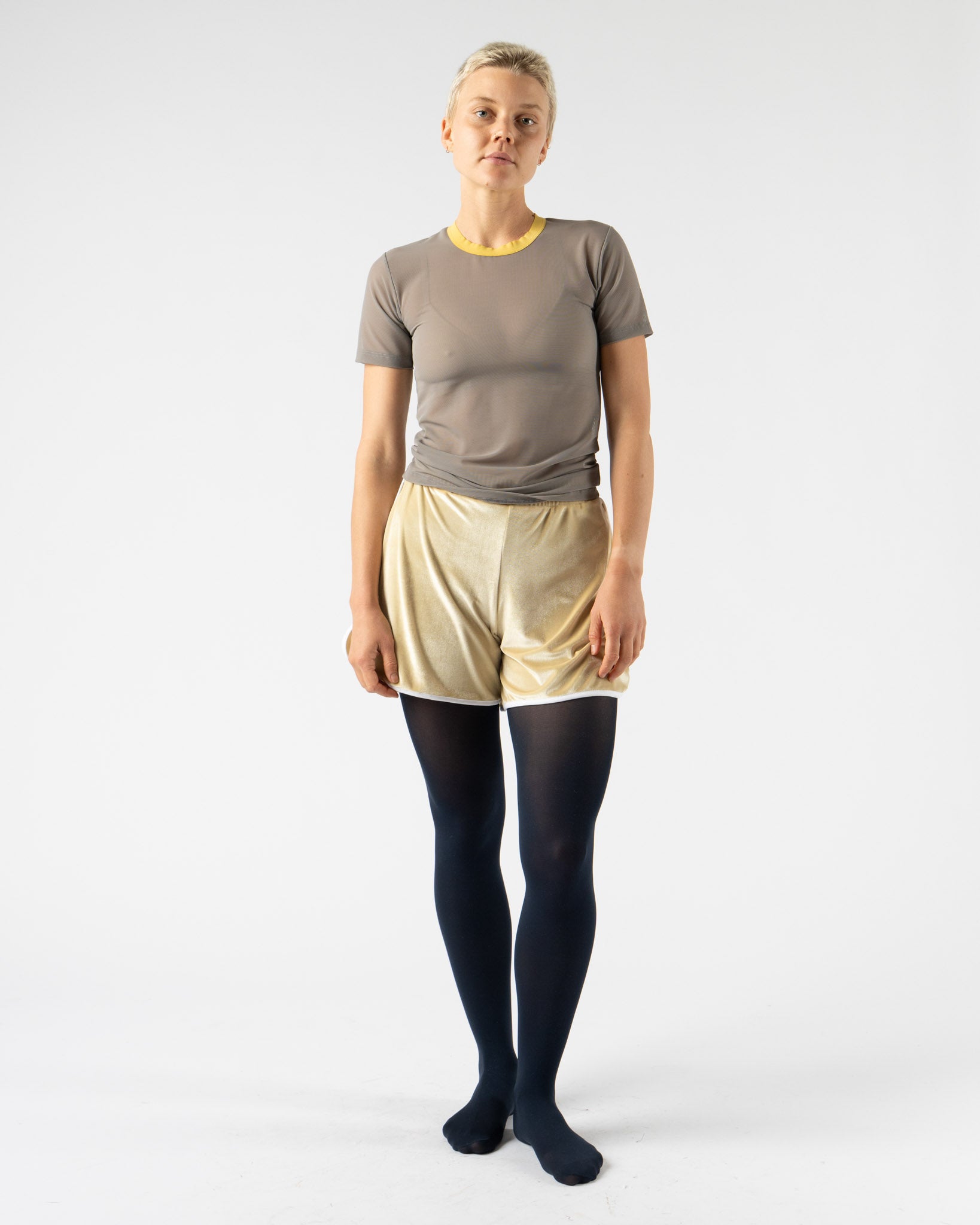 Maria La Rosa Tights Lycra in Navy