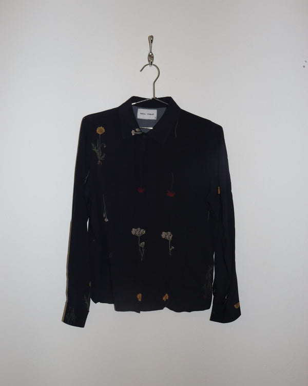 Pre-owned: Maria Stanley Bardot Botanicals Blouse