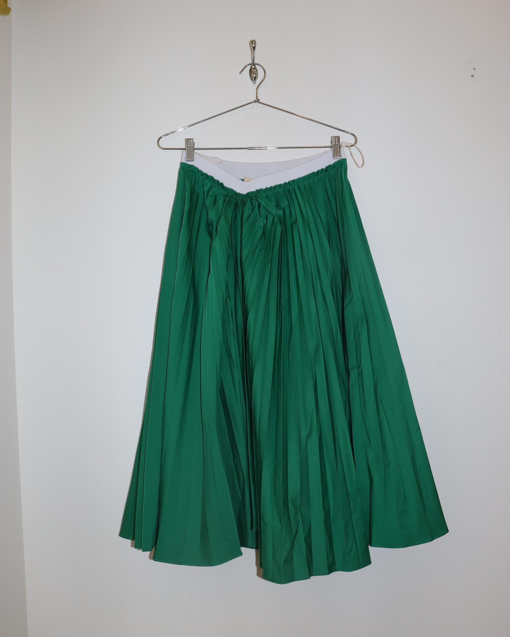 Pre-owned: Marni A-Line Skirt in Green