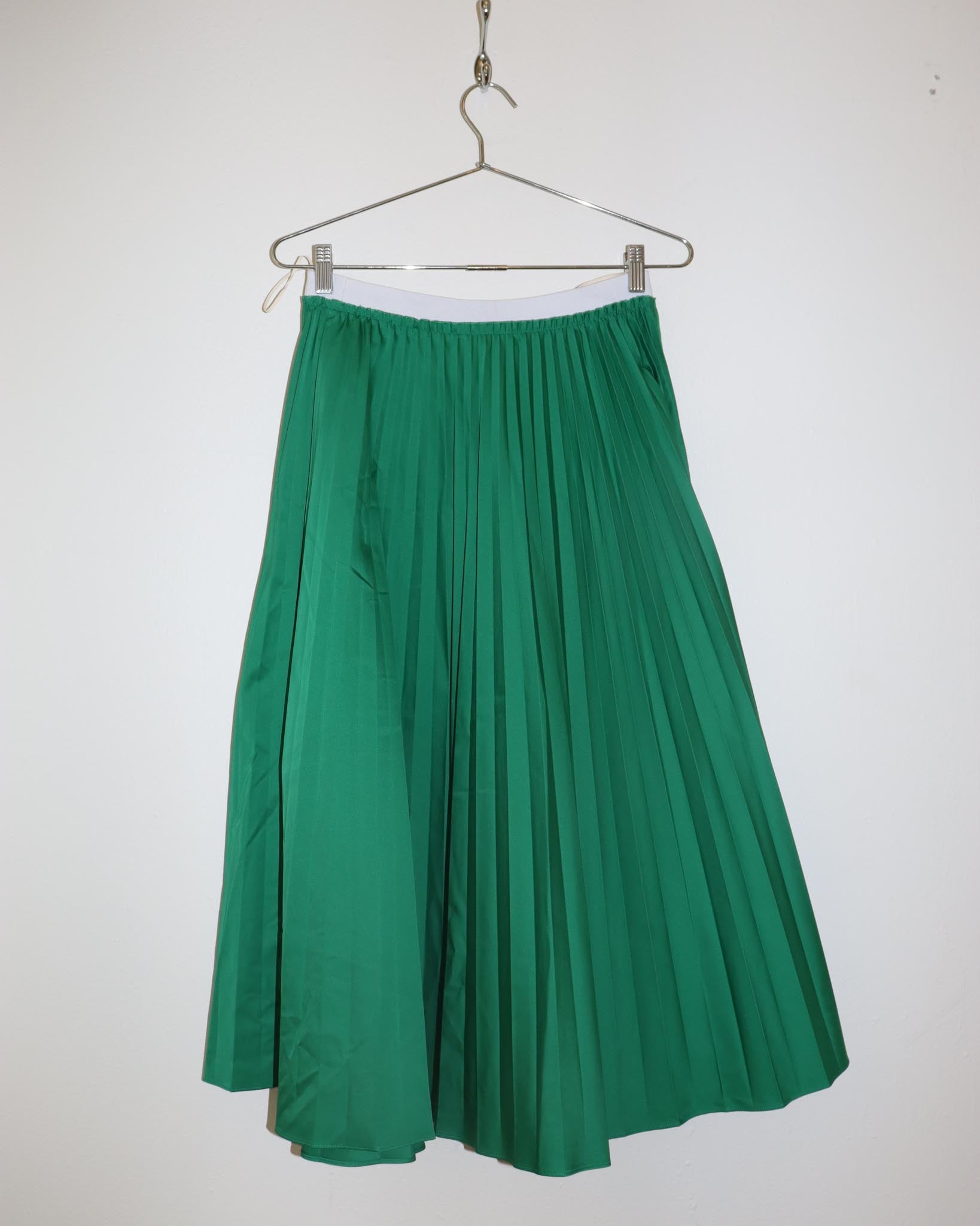 Pre-owned: Marni A-Line Skirt in Green