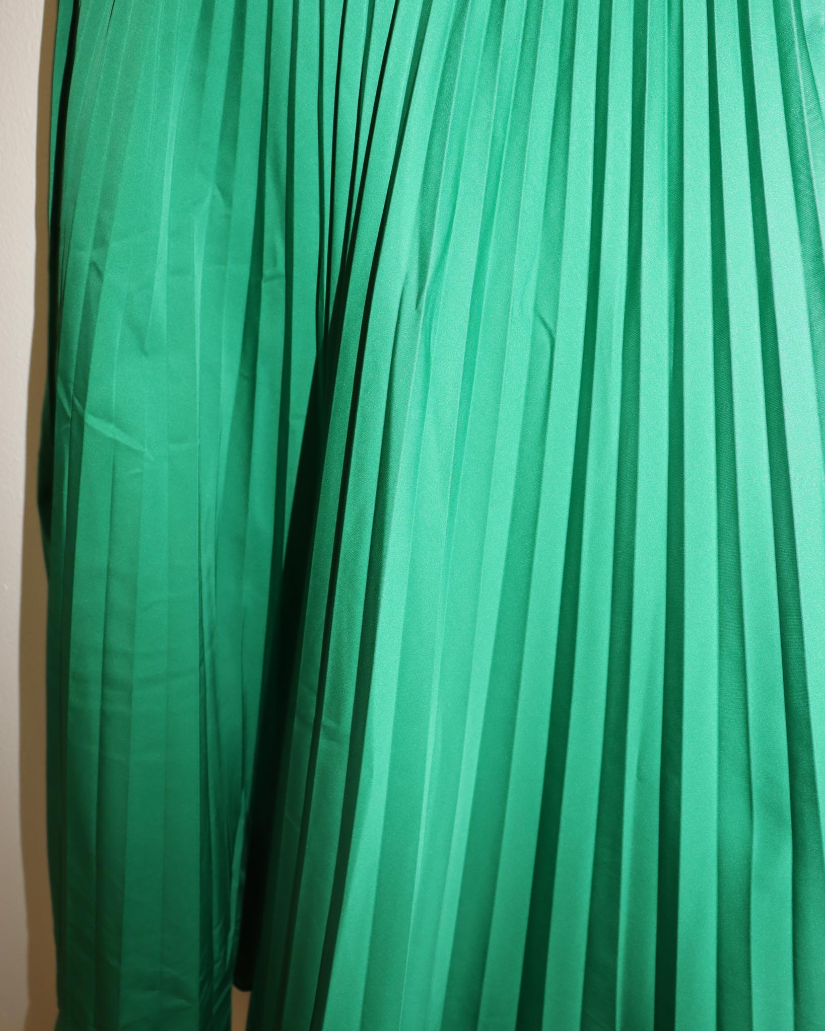 Pre-owned: Marni A-Line Skirt in Green