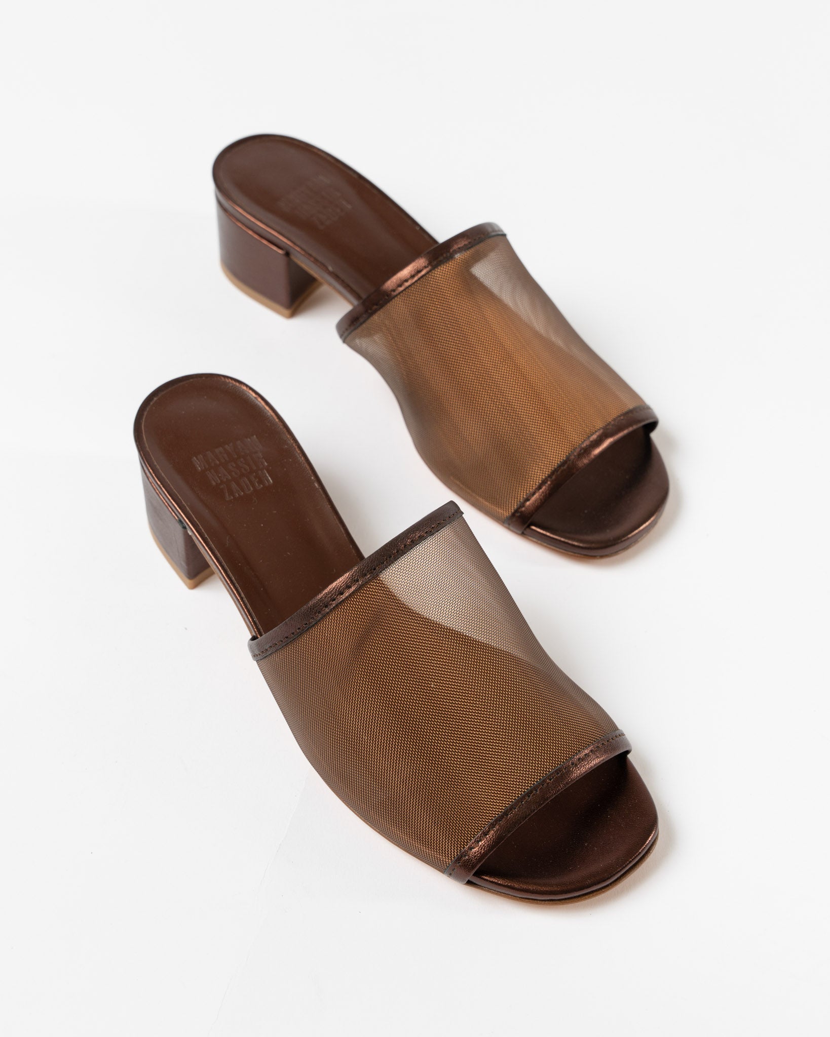 Maryam Nassir Zadeh Sophie Mesh Slide in Penny