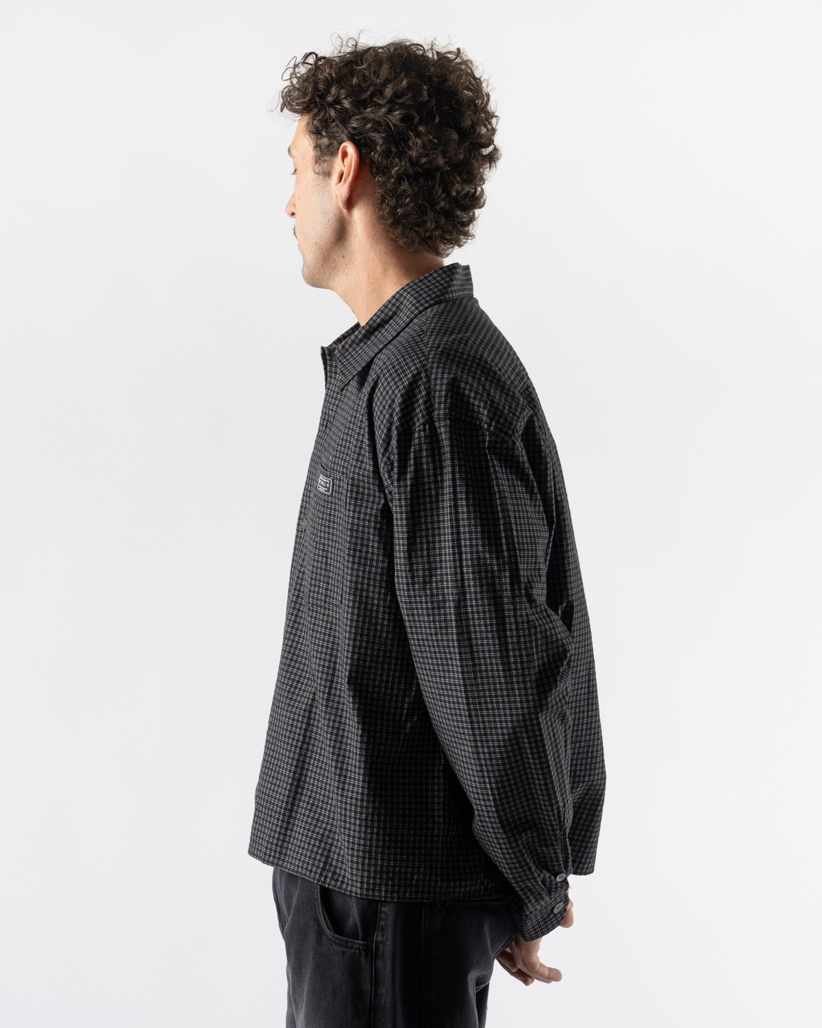 mfpen Frame Shirt in Black Check