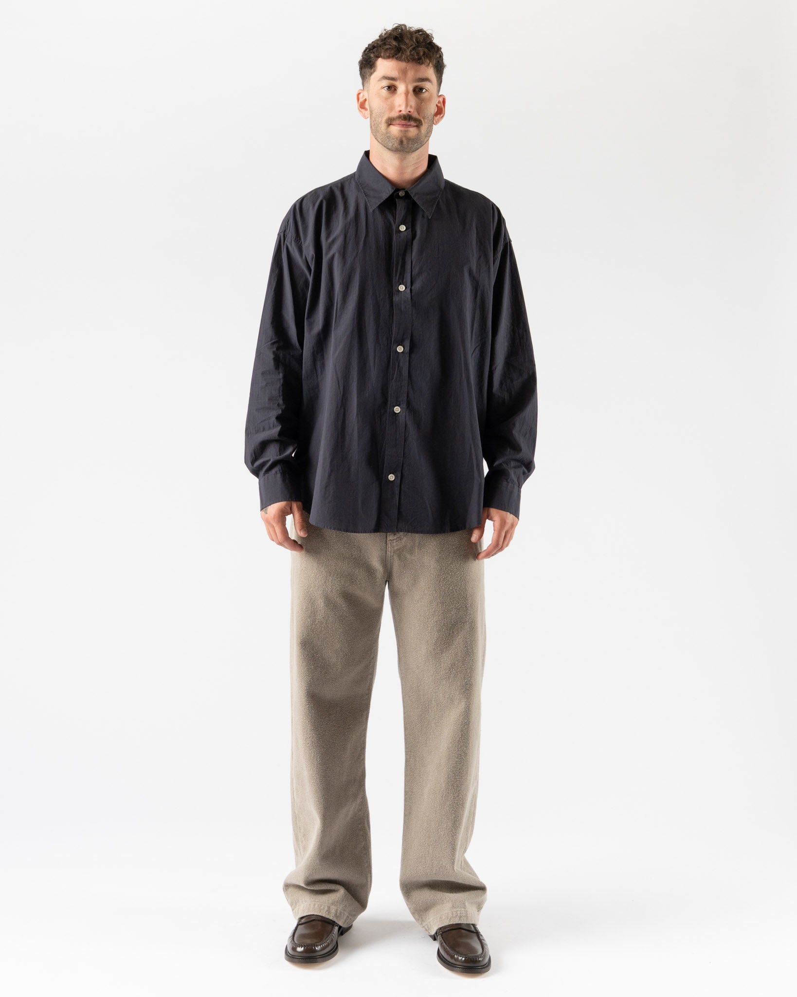 mfpen Network Shirt in Graphite Micro Structure