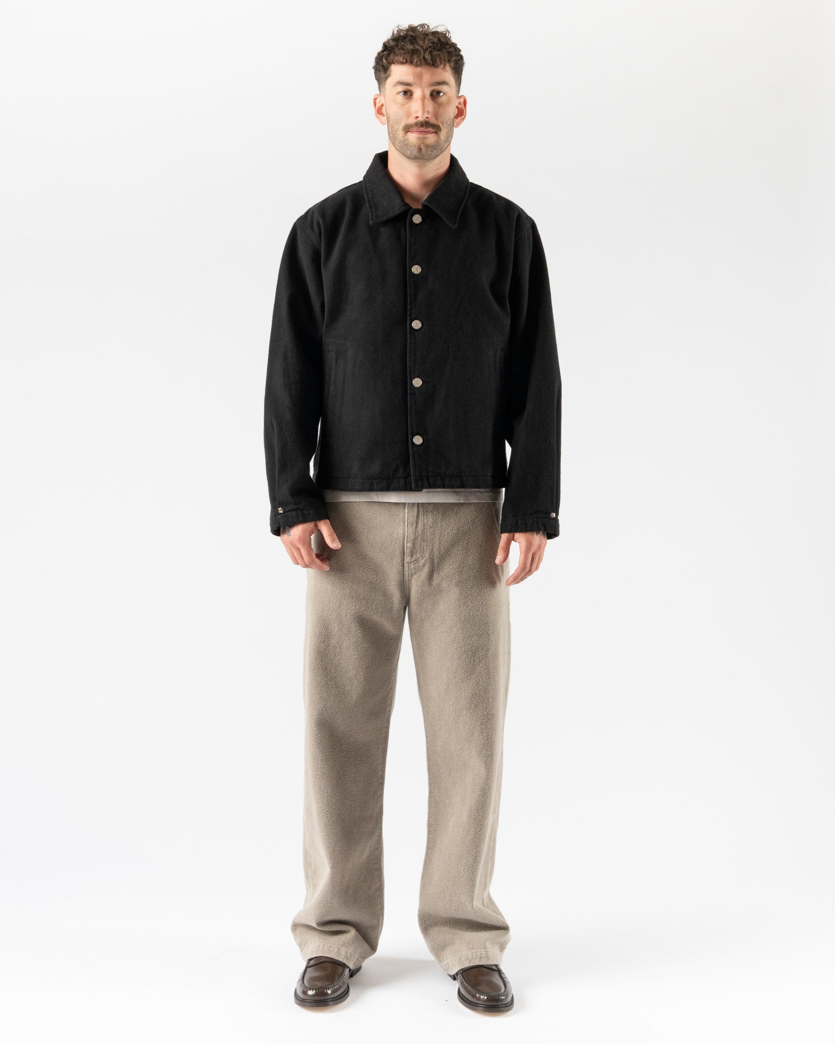 mfpen Painters Jacket in Brushed Black