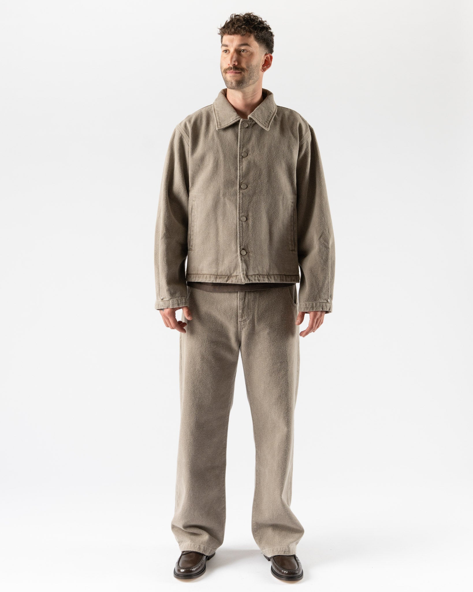 mfpen Painters Jacket in Brushed Mudstone