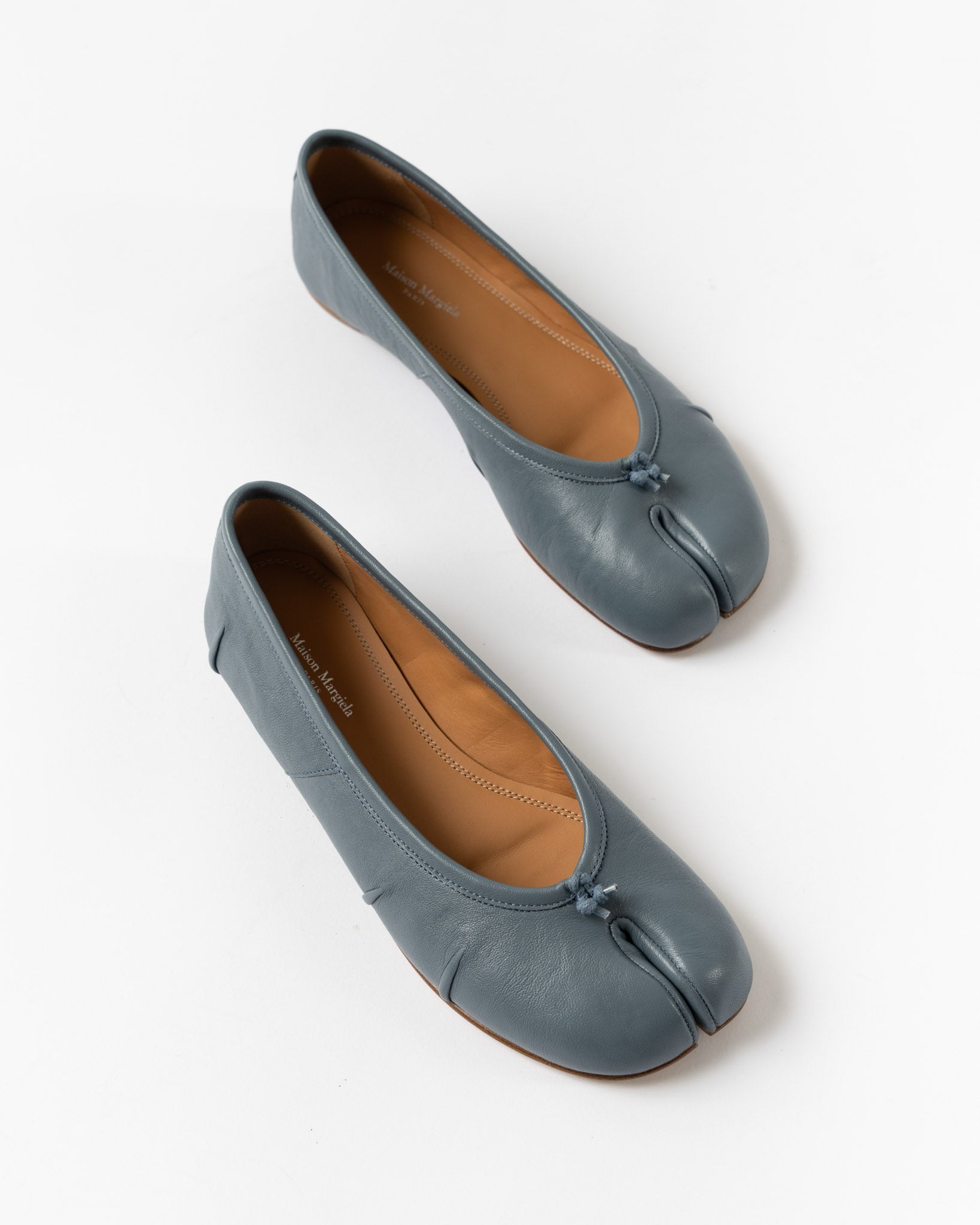 Maison Margiela Tabi New Ballerina in Grey Blue