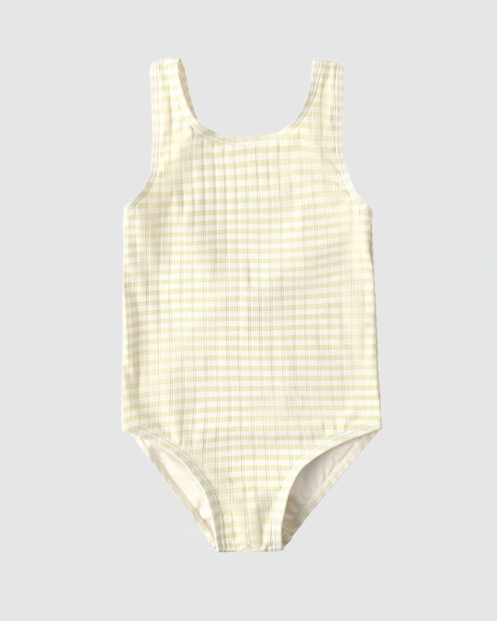 Rylee + Cru Moxie One-Piece in Citron Stripe