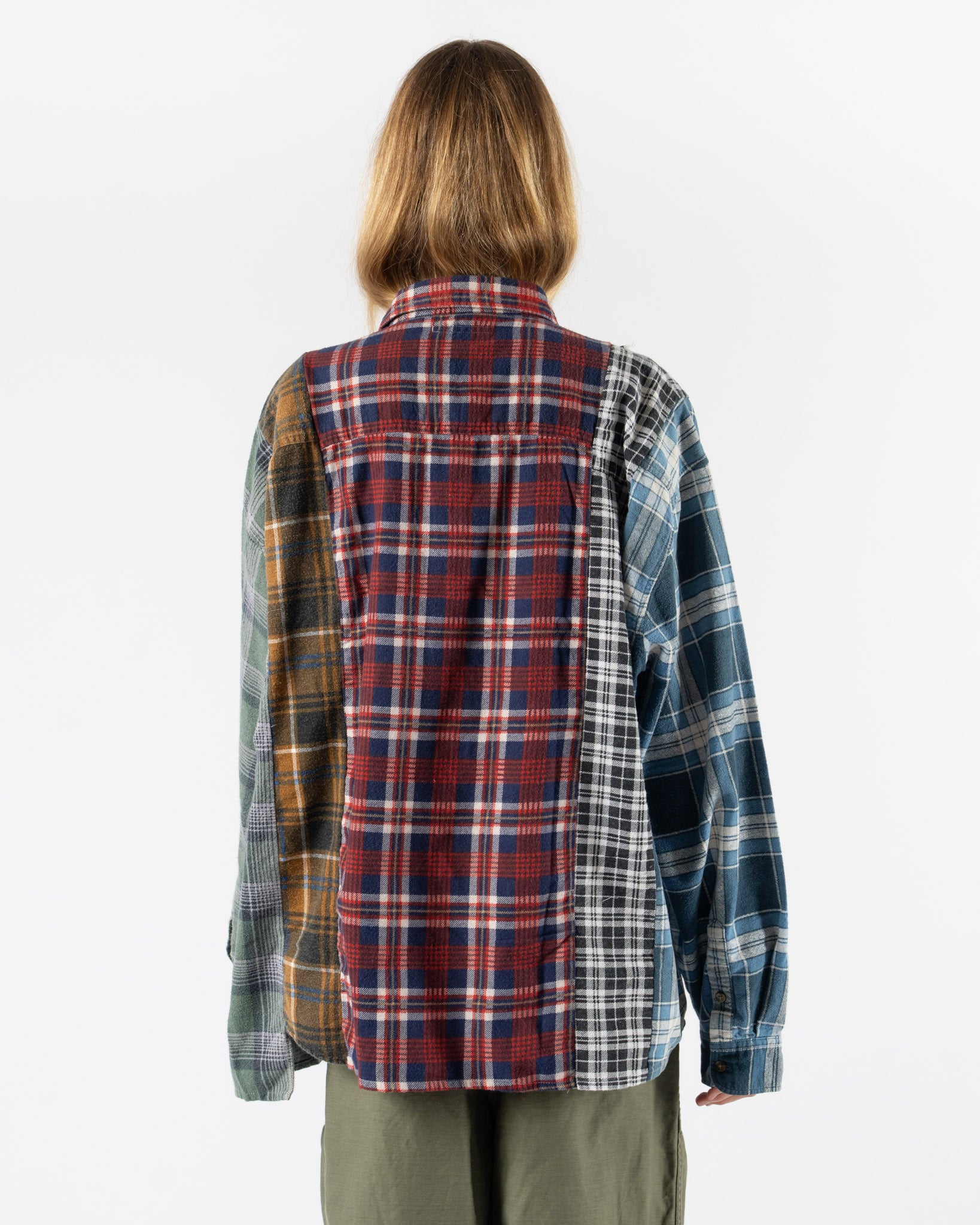 Needles Flannel 5 Cuts Frill Shirt