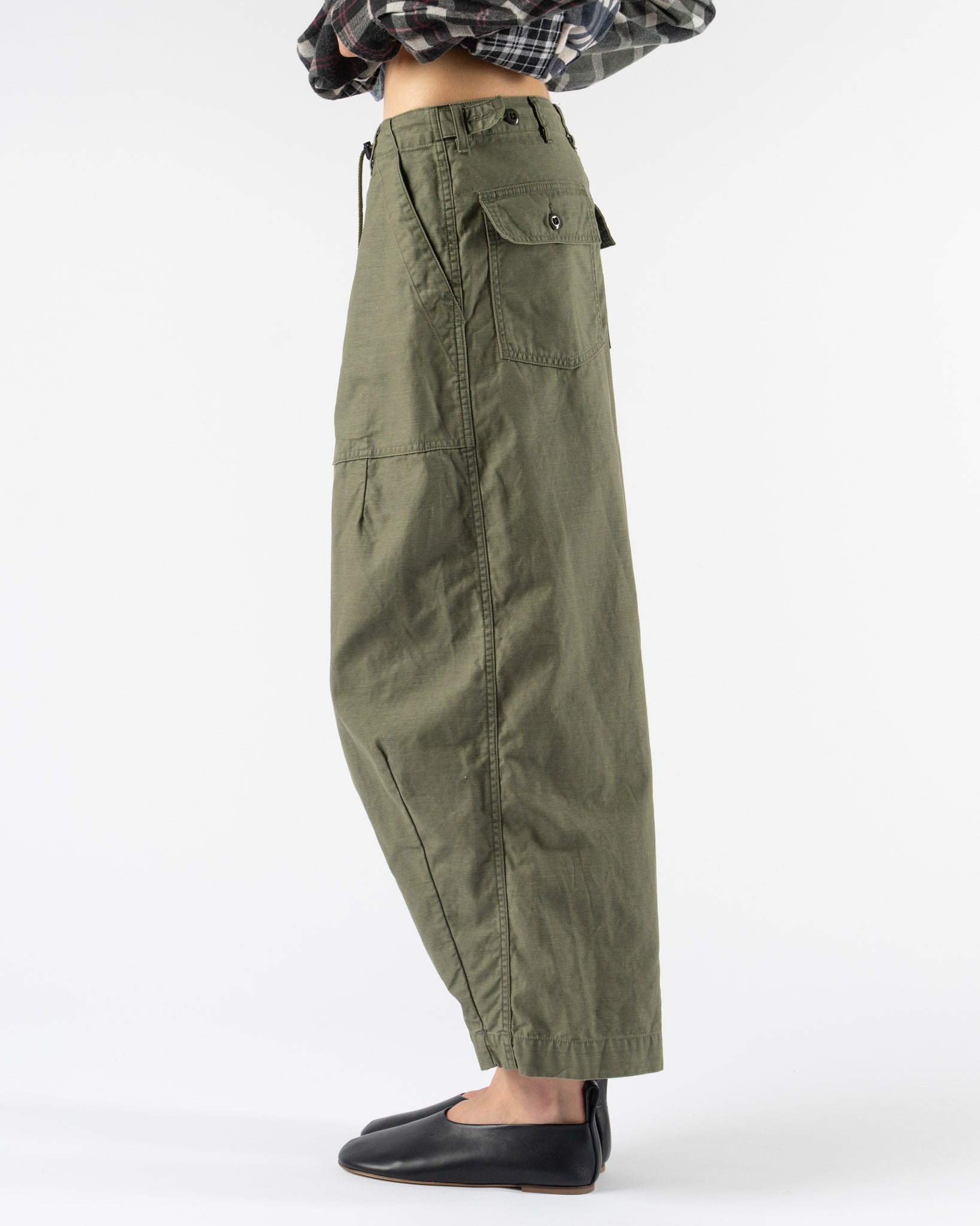 Needles H.D. Fatigue Pant in Olive