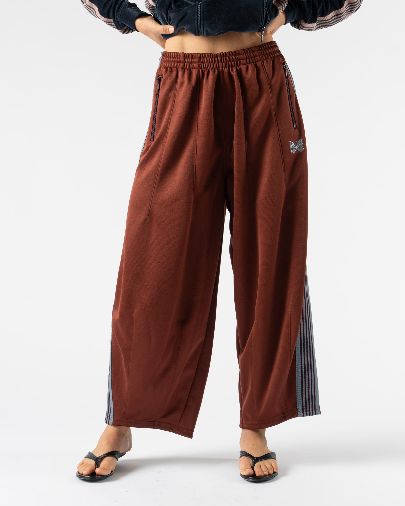 Needles H.D. Track Pant in Rust