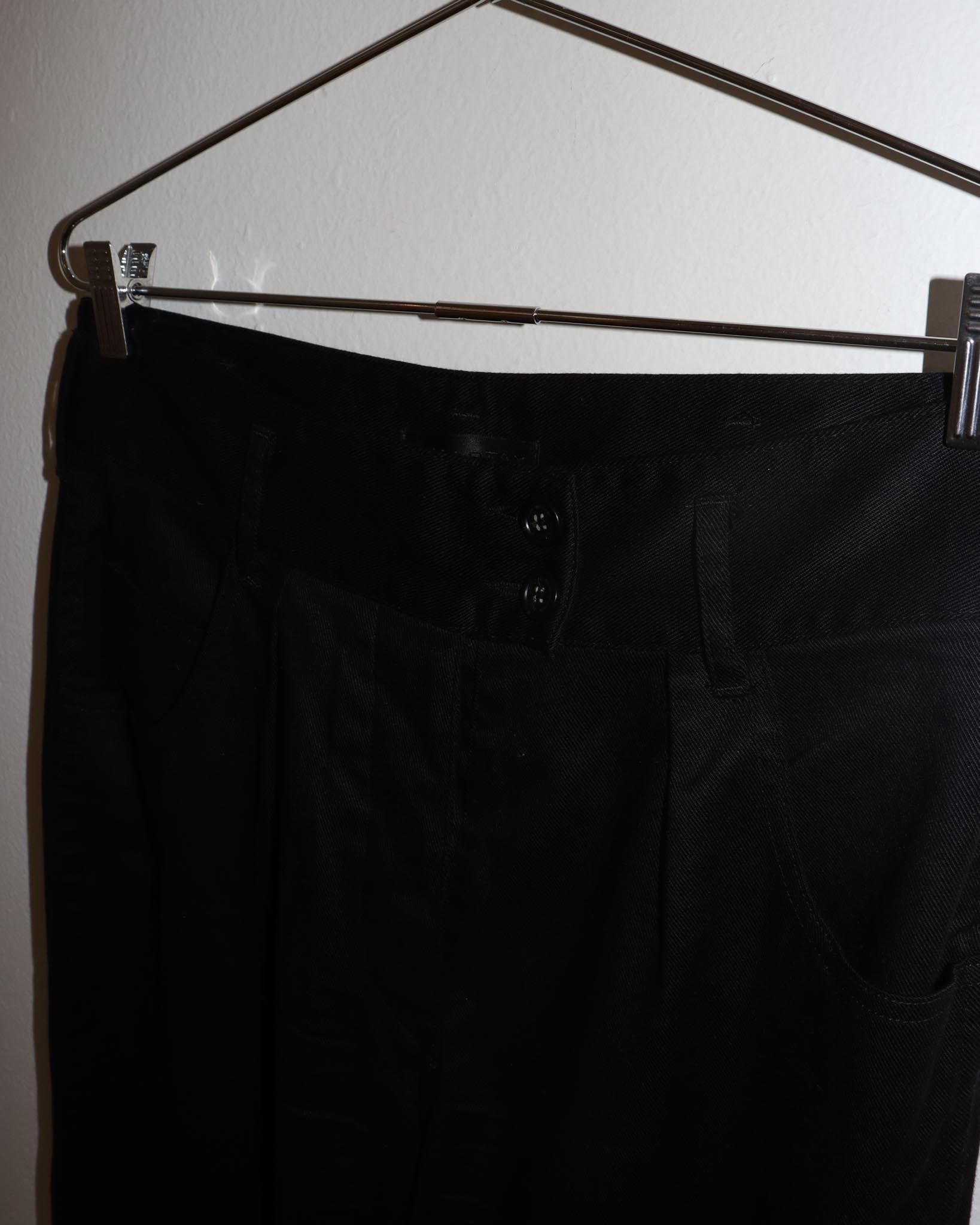 Pre-owned: Nili Lotan Elasticized Hem Trousers in Black