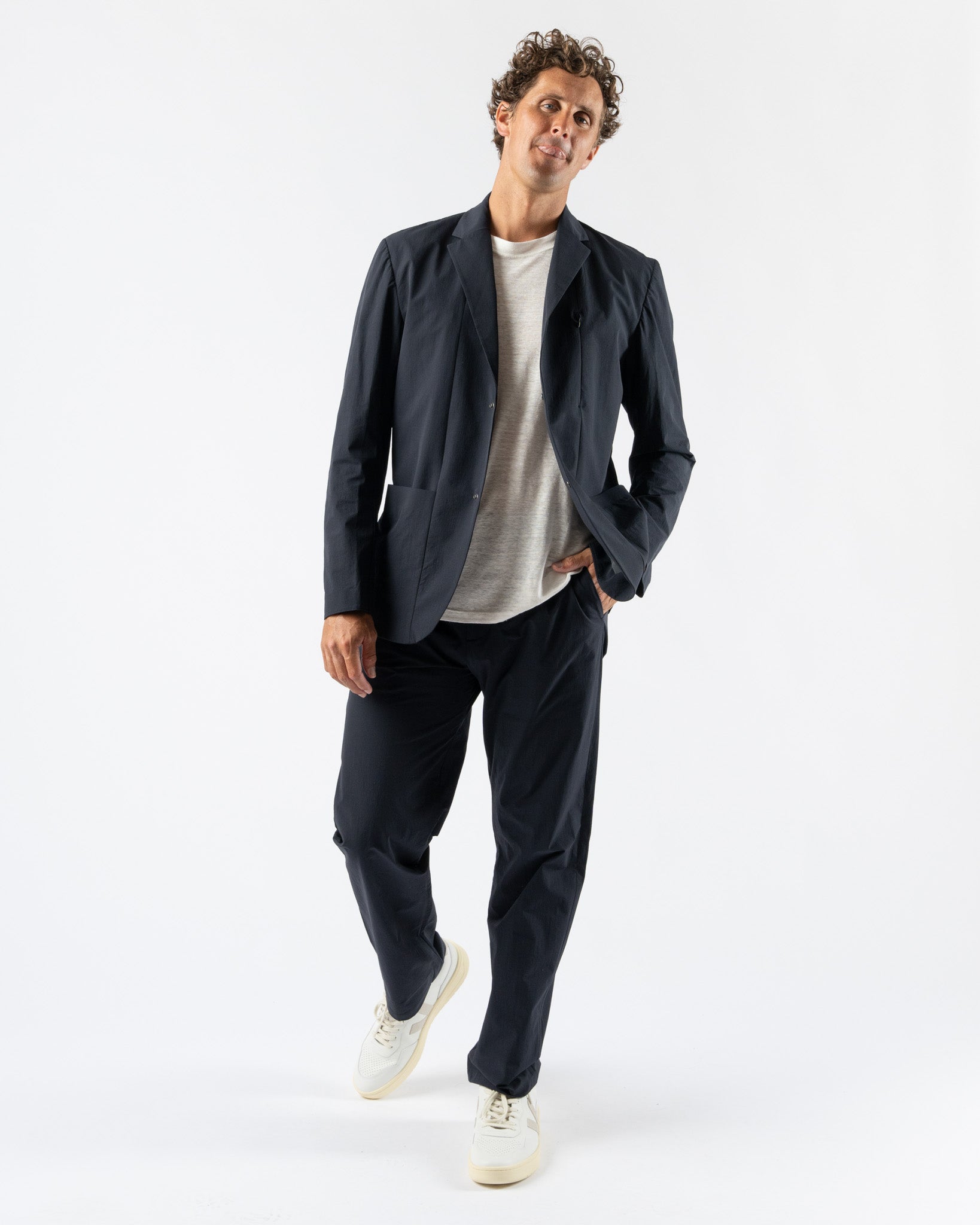 Norse Projects Emil Travel Light in Dark Navy