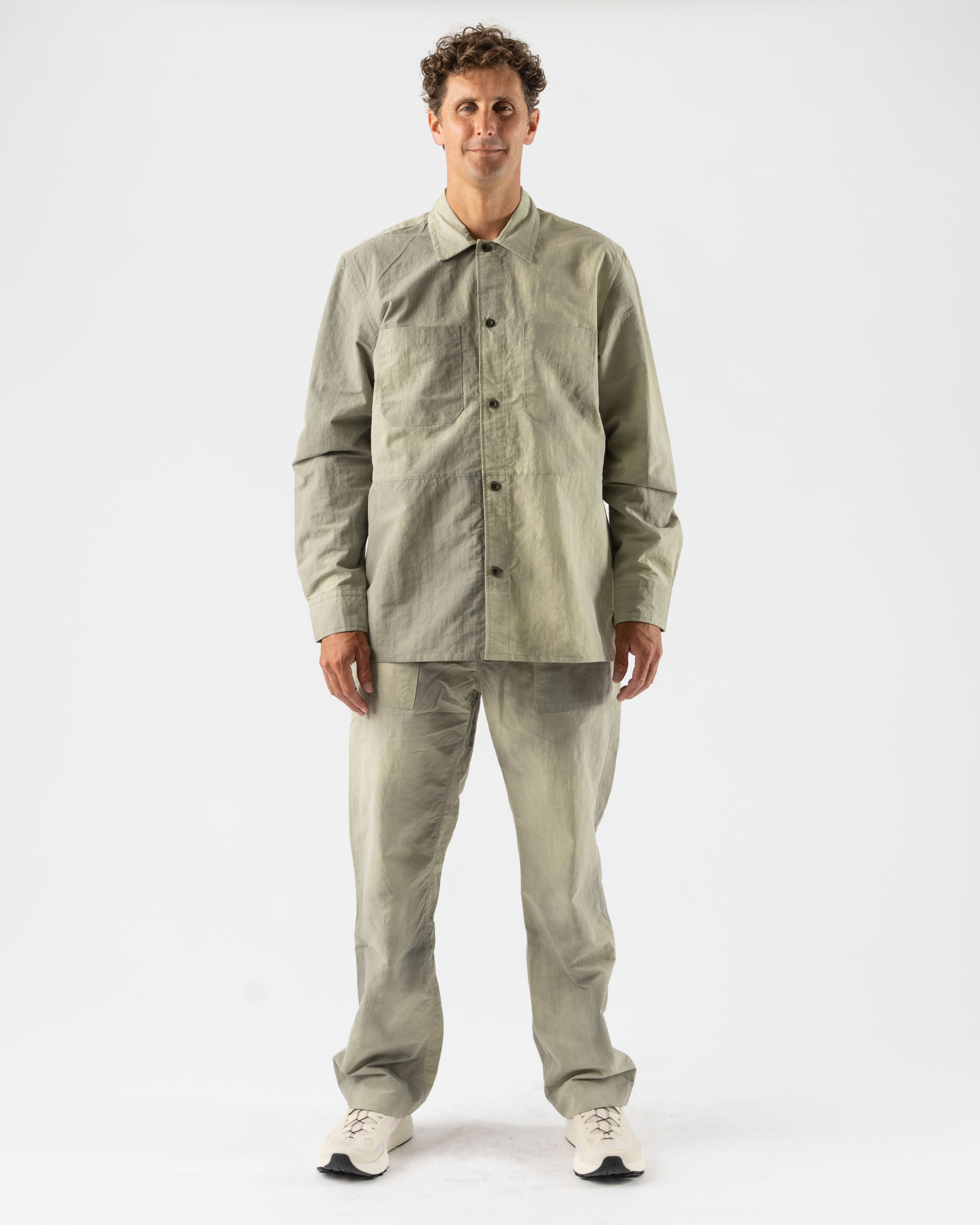 Norse Projects Ulrik Wave Dye Overshirt in Clay