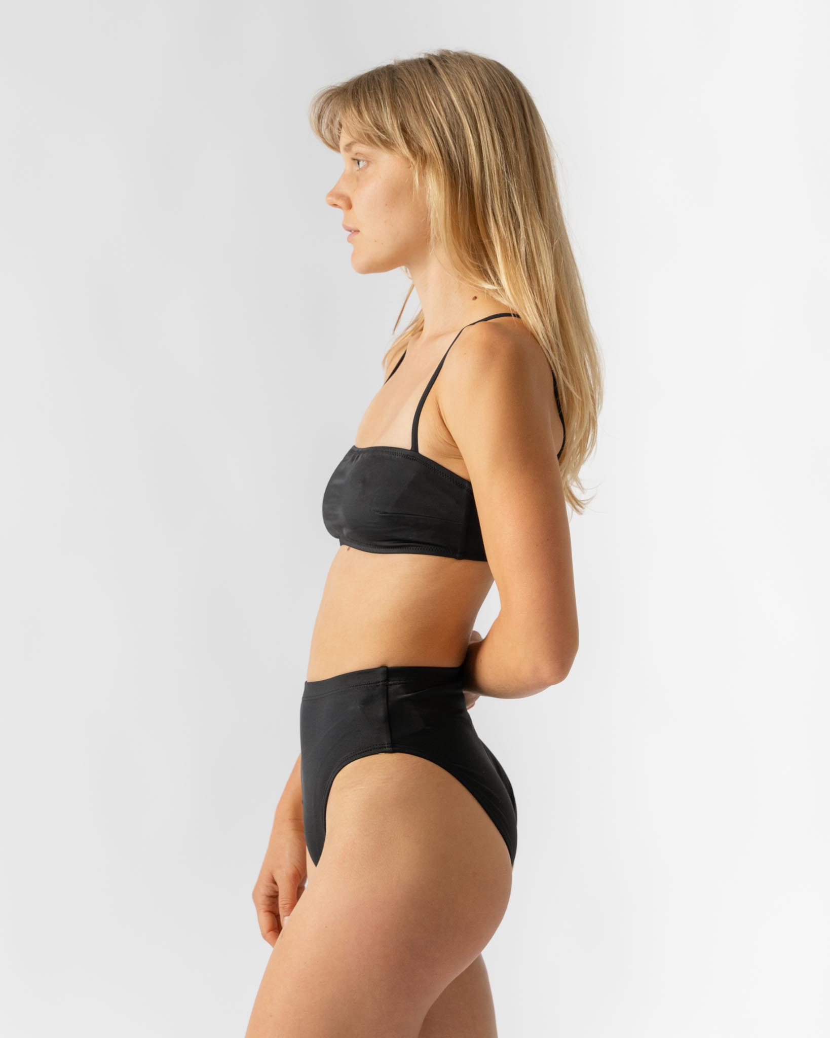 Nu Swim Lucky Top in Black