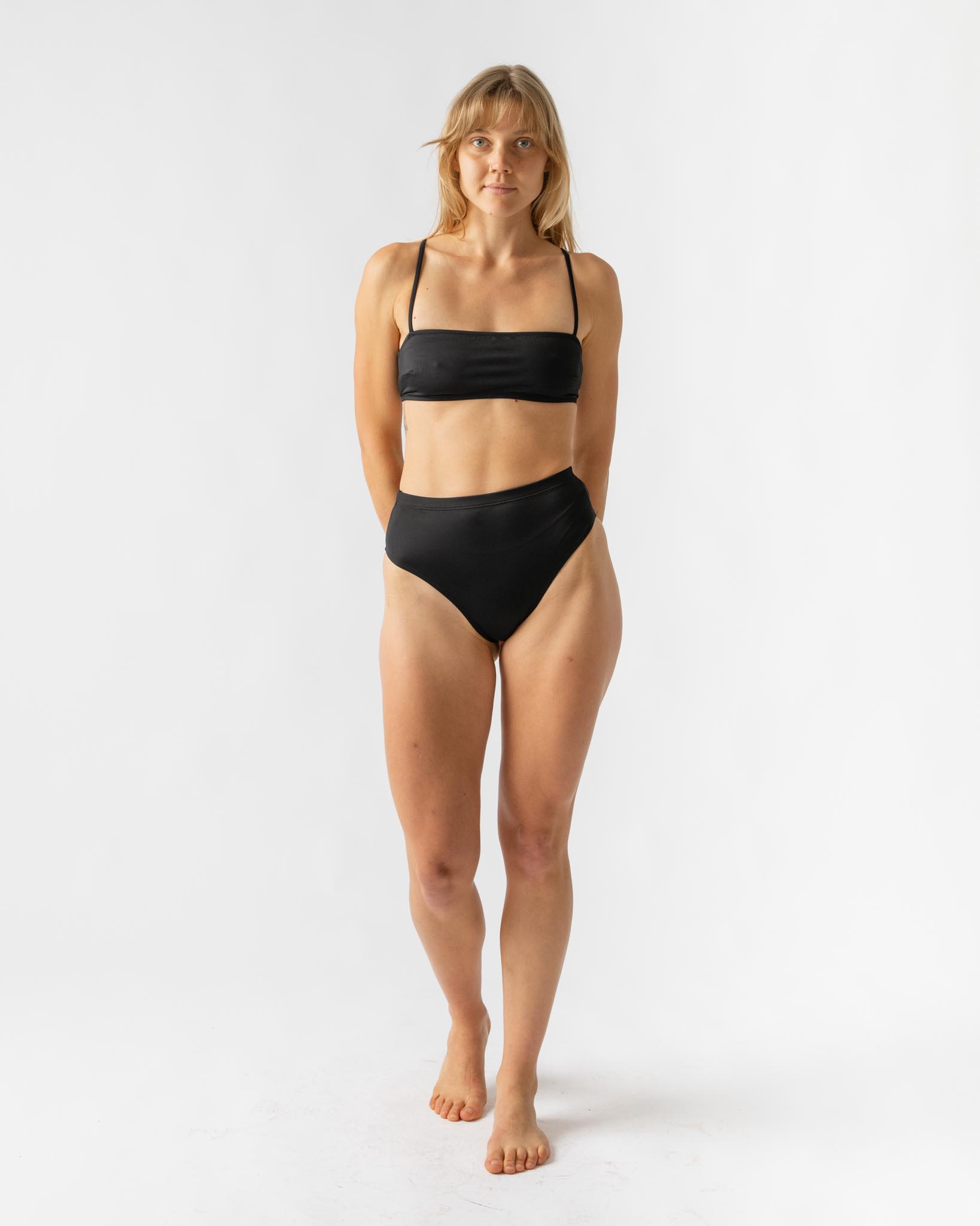 Nu Swim Lucky Top in Black