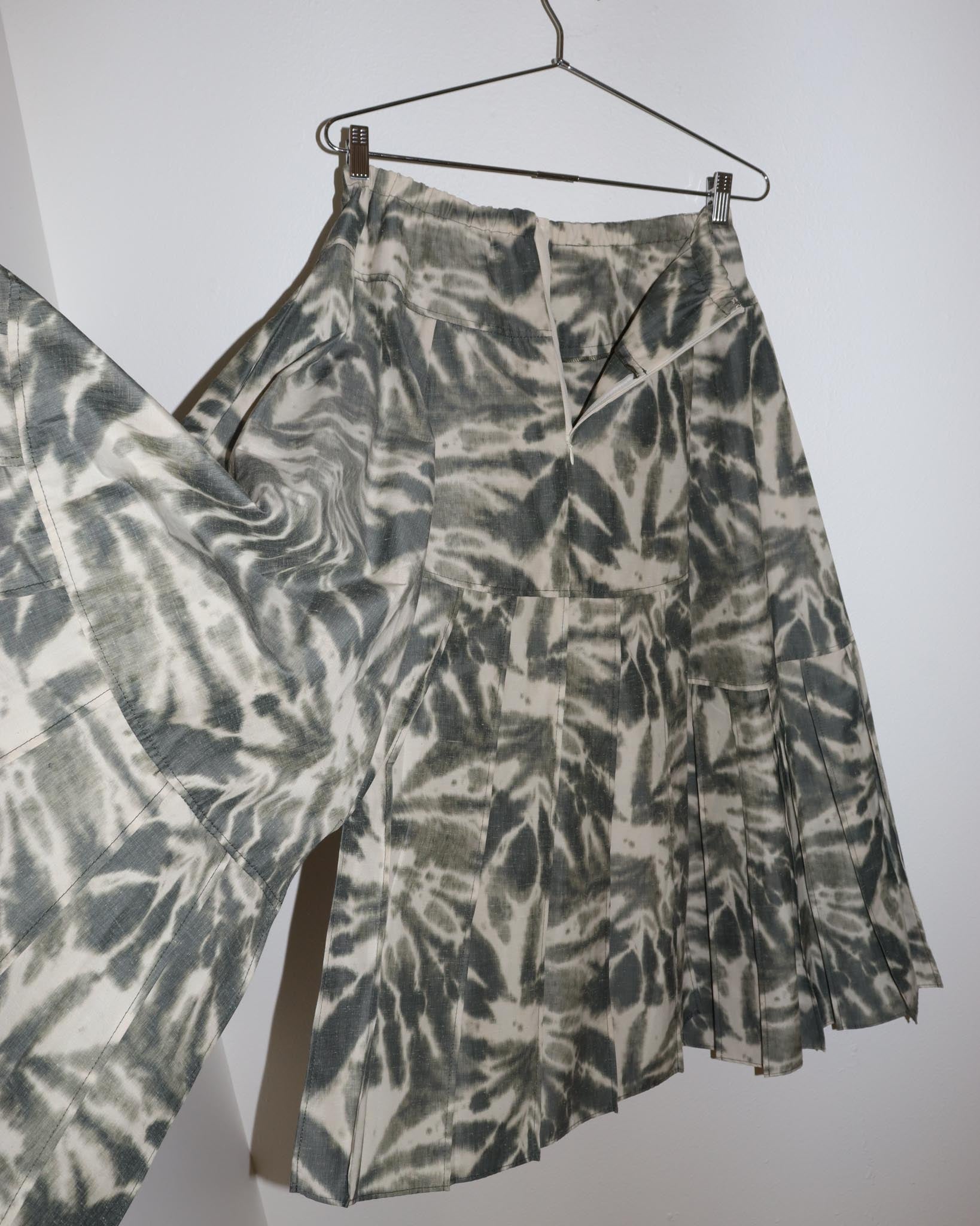 Pre-owned: Odeeh Skirt in Shadow Green