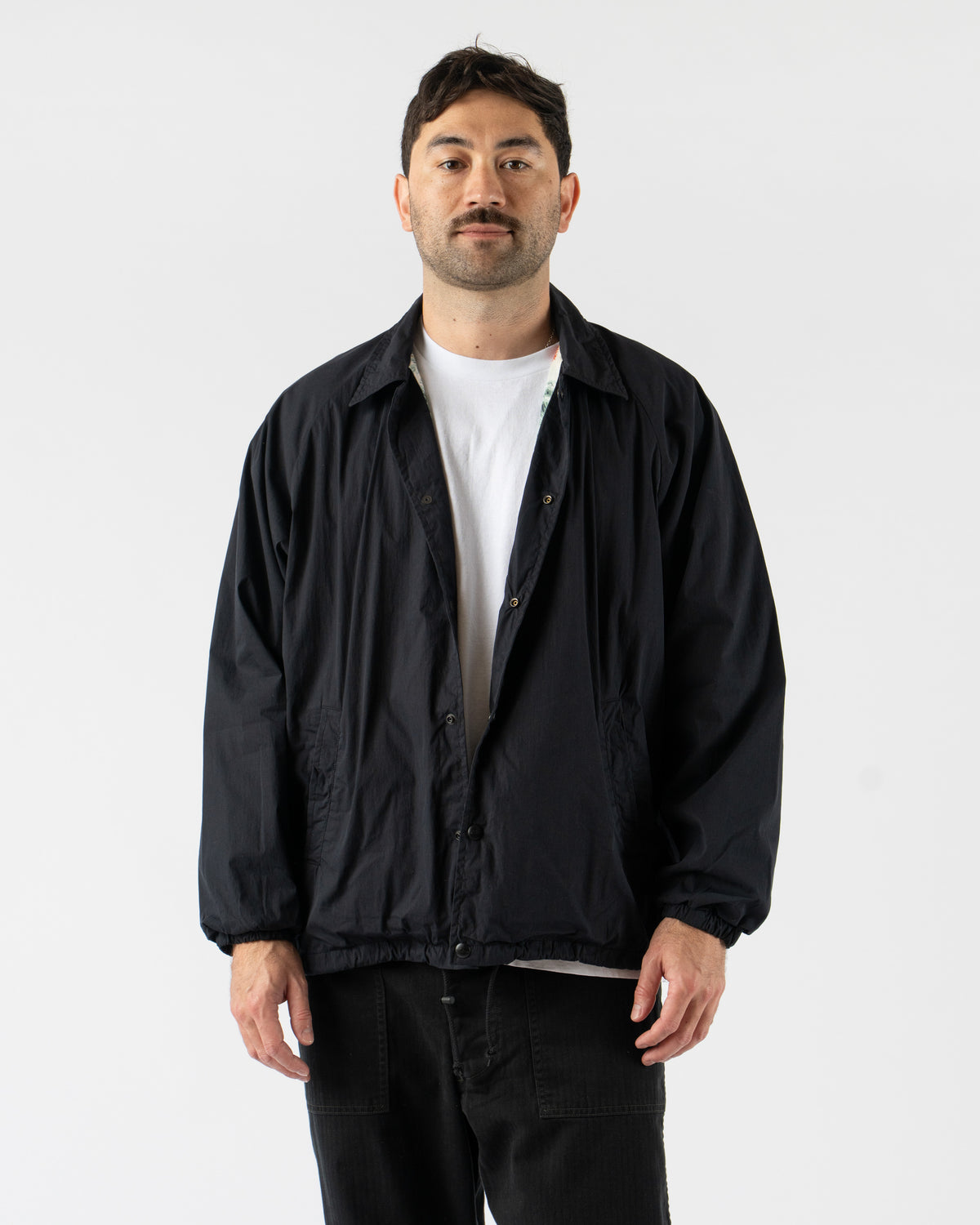 orSlow Coach Jacket in Black Curated at Jake and Jones a Santa 