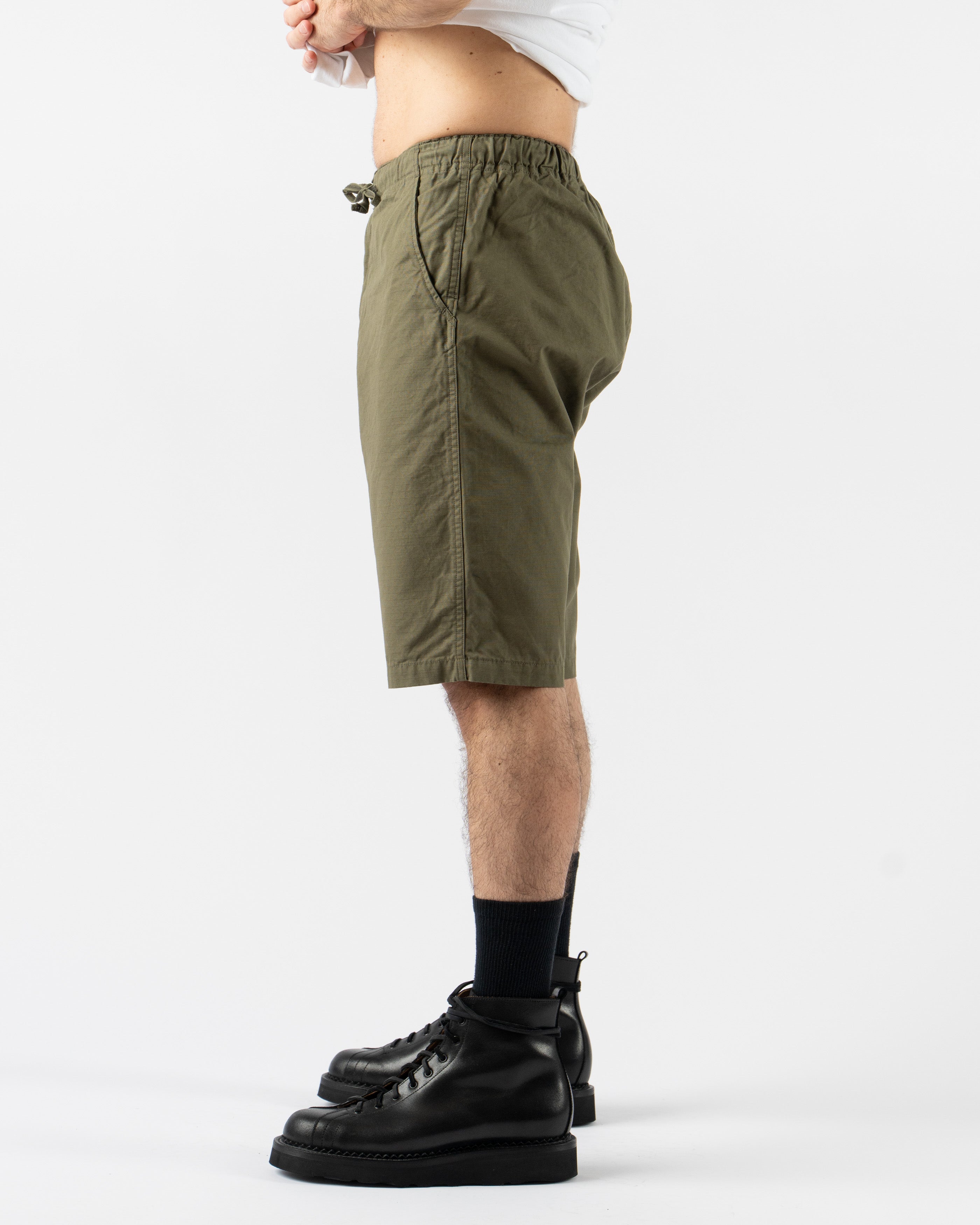 orSlow New Yorker Shorts in Army Green