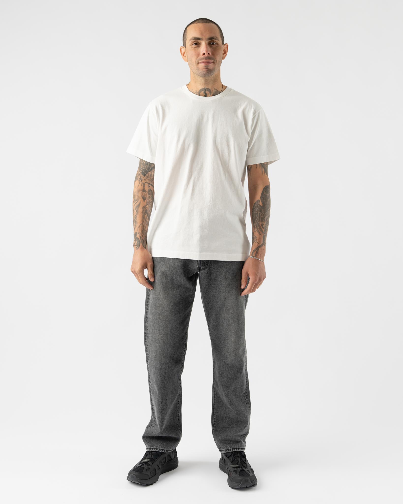 orSlow 105 90's Denim Pants in Black Stone