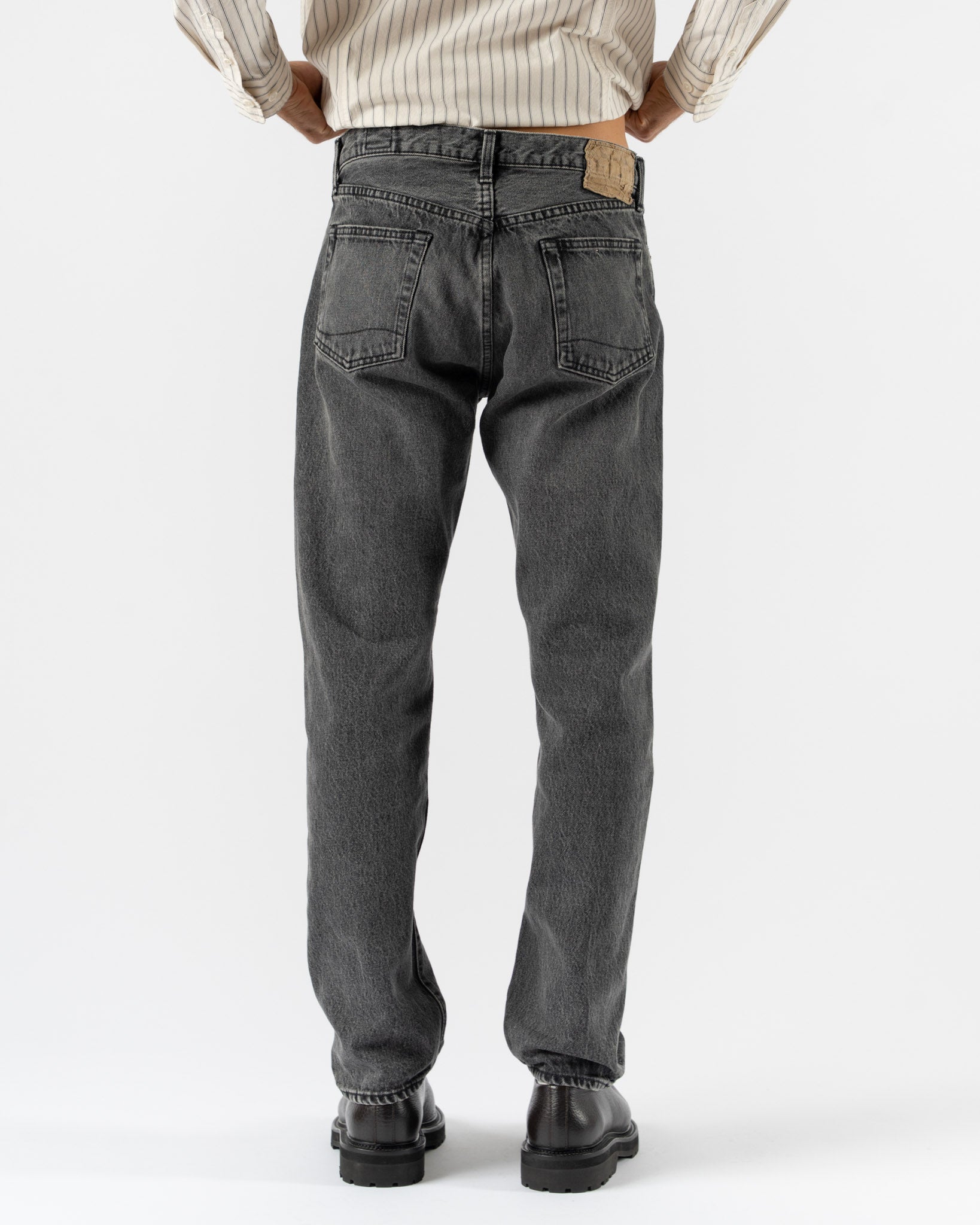 orSlow 107 Black Denim Stone