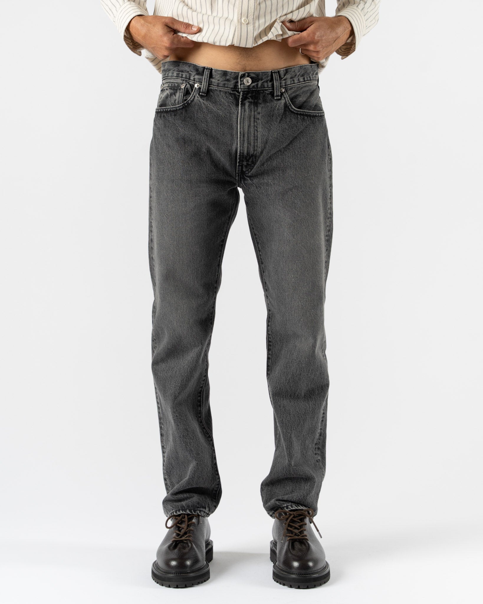 orSlow 107 Black Denim Stone