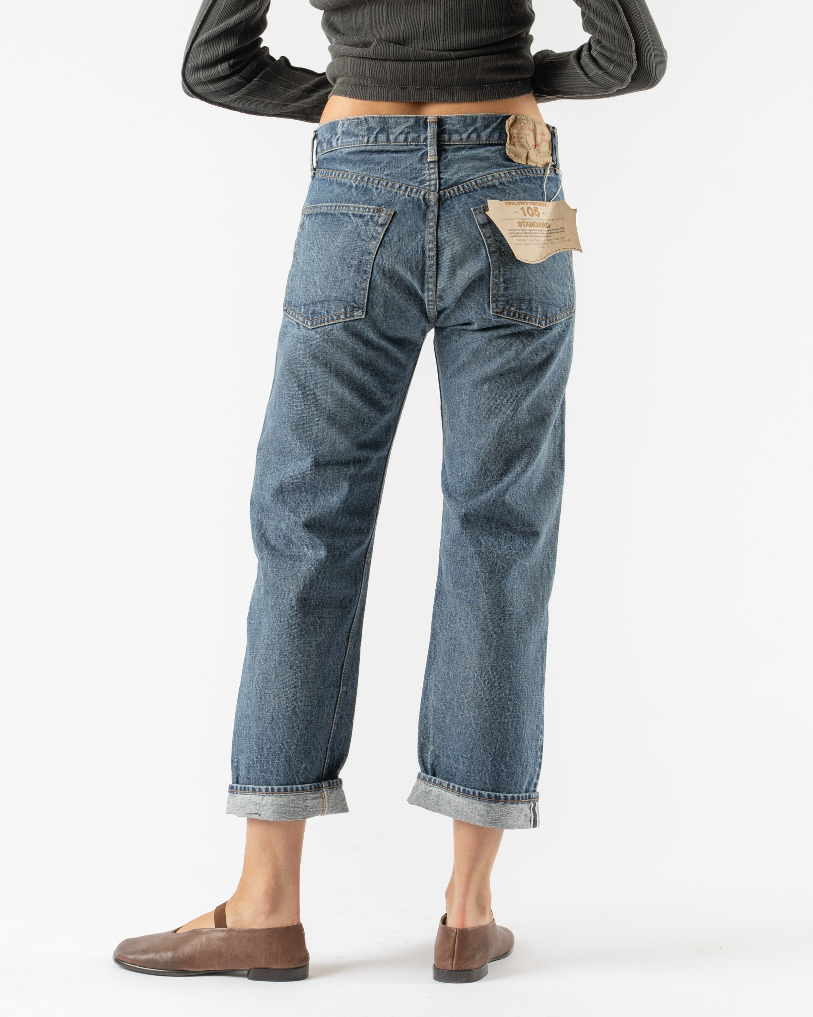 orSlow 60'S Selvedge Denim Jeans in 2 Year Wash