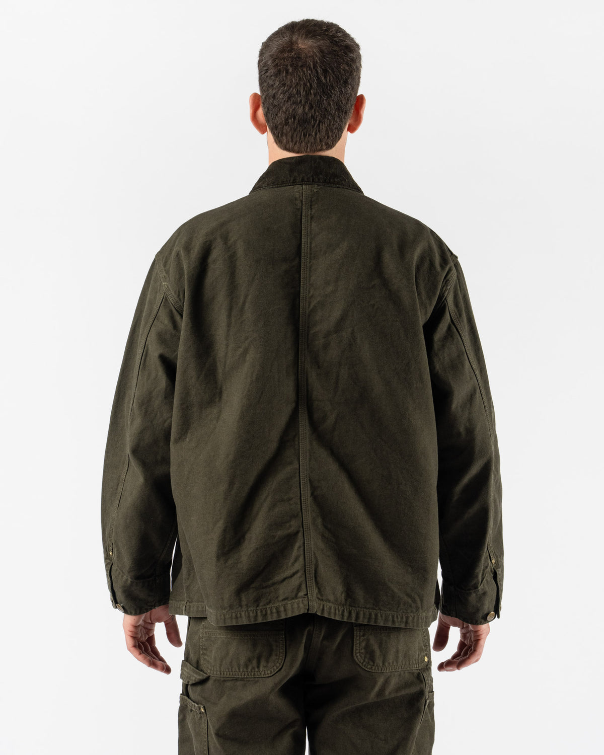 orSlow Relaxed Fit Oxford Coverall in Coffee Brown