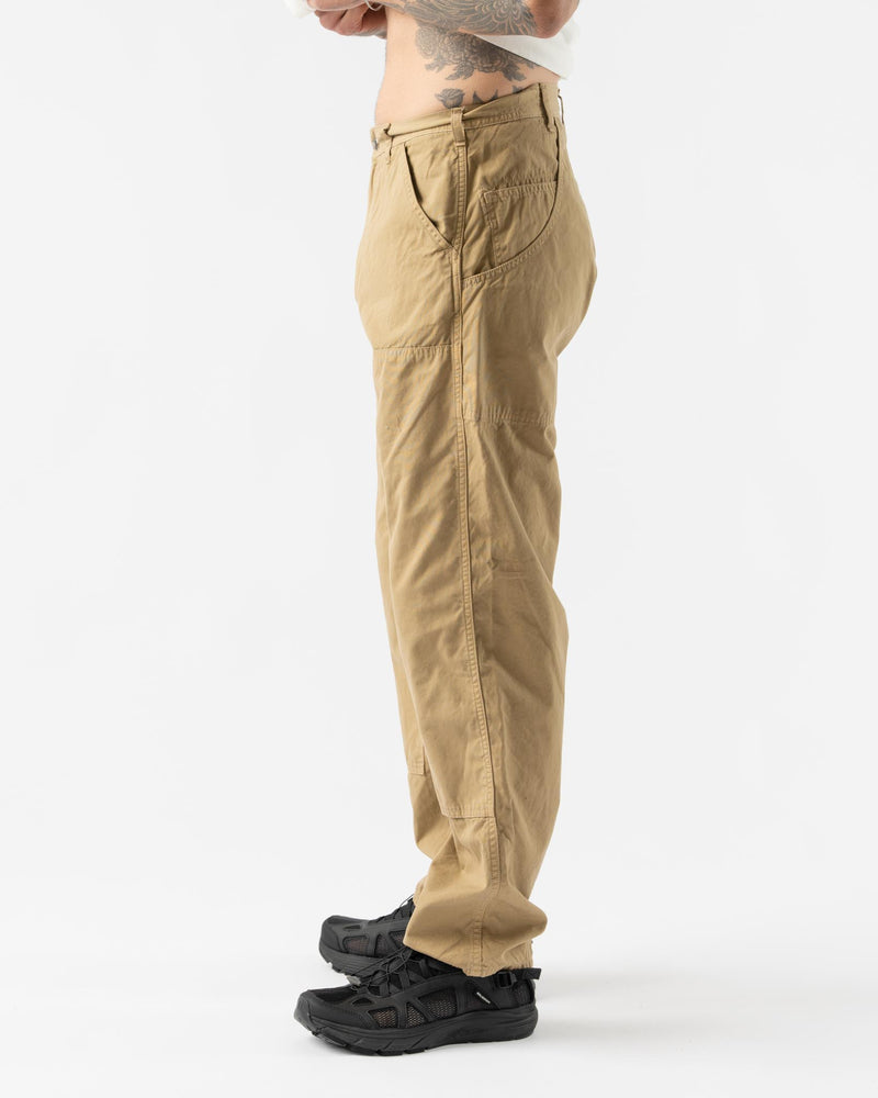 orSlow Double Knee Utility Work Pants in Khaki