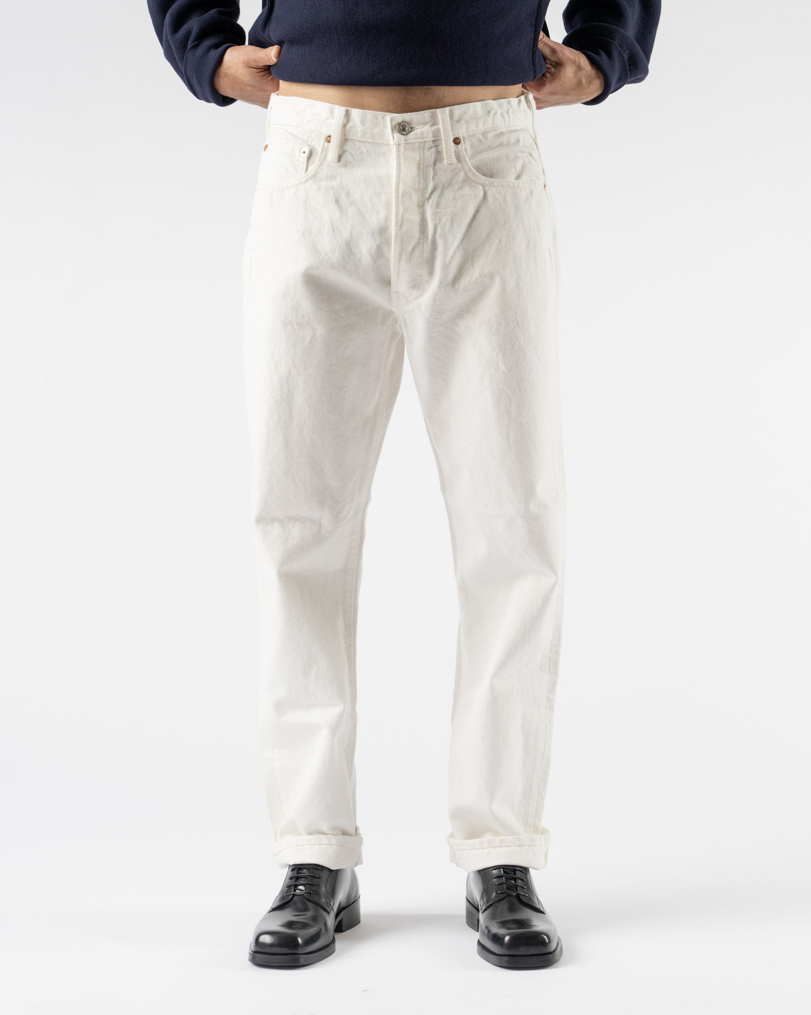 orSlow 105 デニムパンツ L 初期 白タブ ヴィンテージ 501タイプ orSlow 105 90's Denim in Mid Used Wash Curated at Jake and Jones