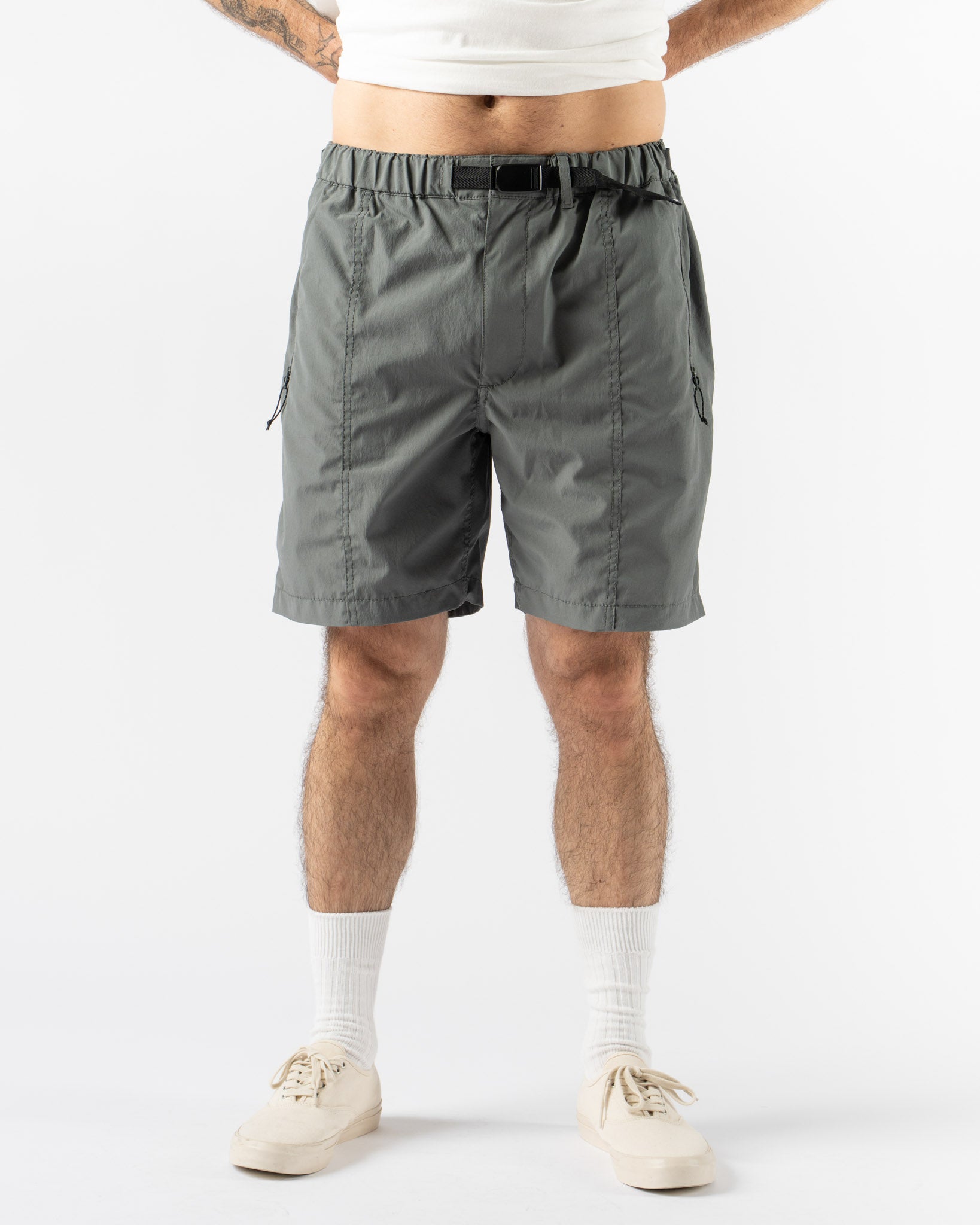 Pilgrim Surf + Supply Ira Climbing Short in Grey