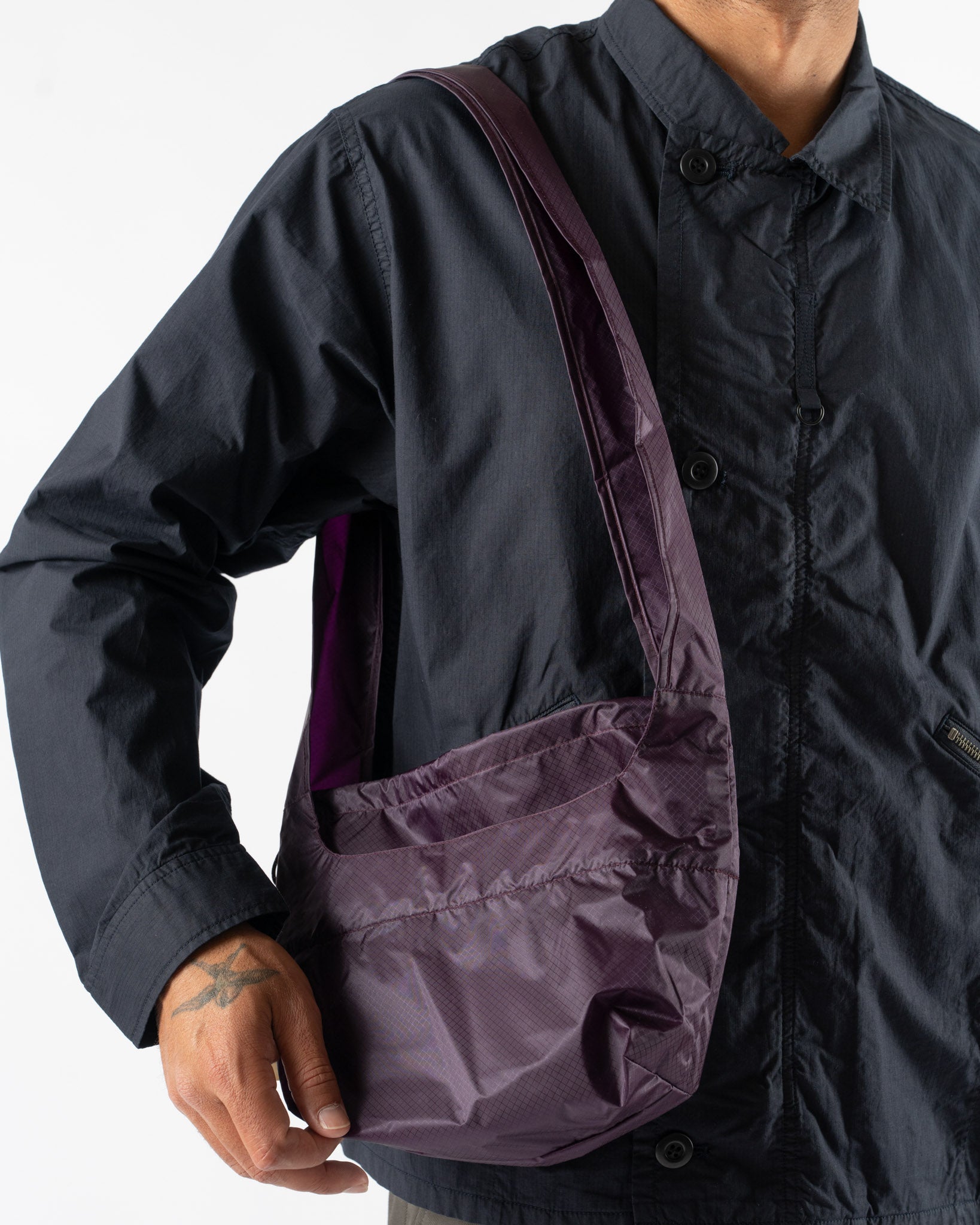 Pilgrim Surf + Supply Shoulder Bag in Purple