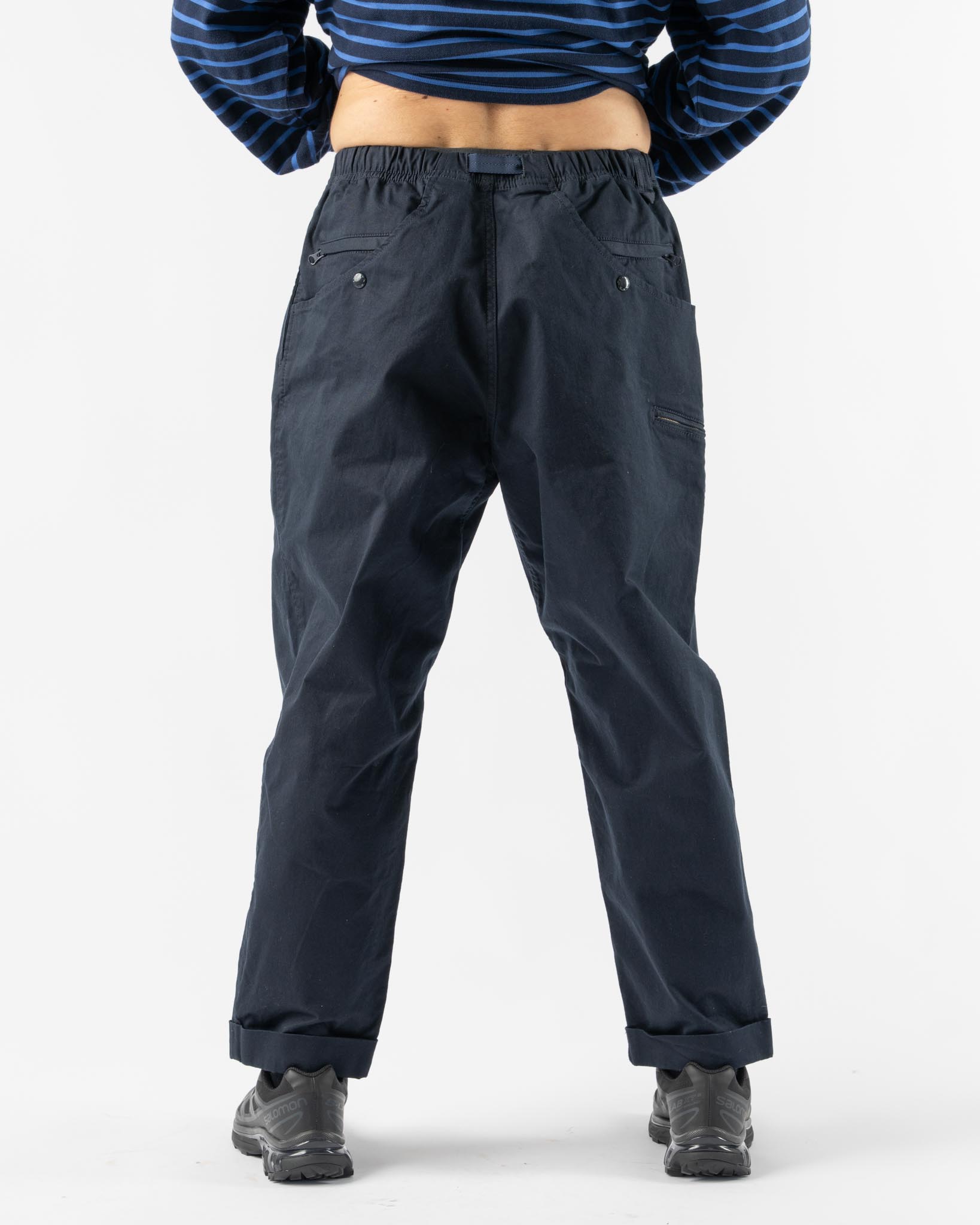 Pilgrim Surf + Supply Salathe Twill Climbing Pant in Navy
