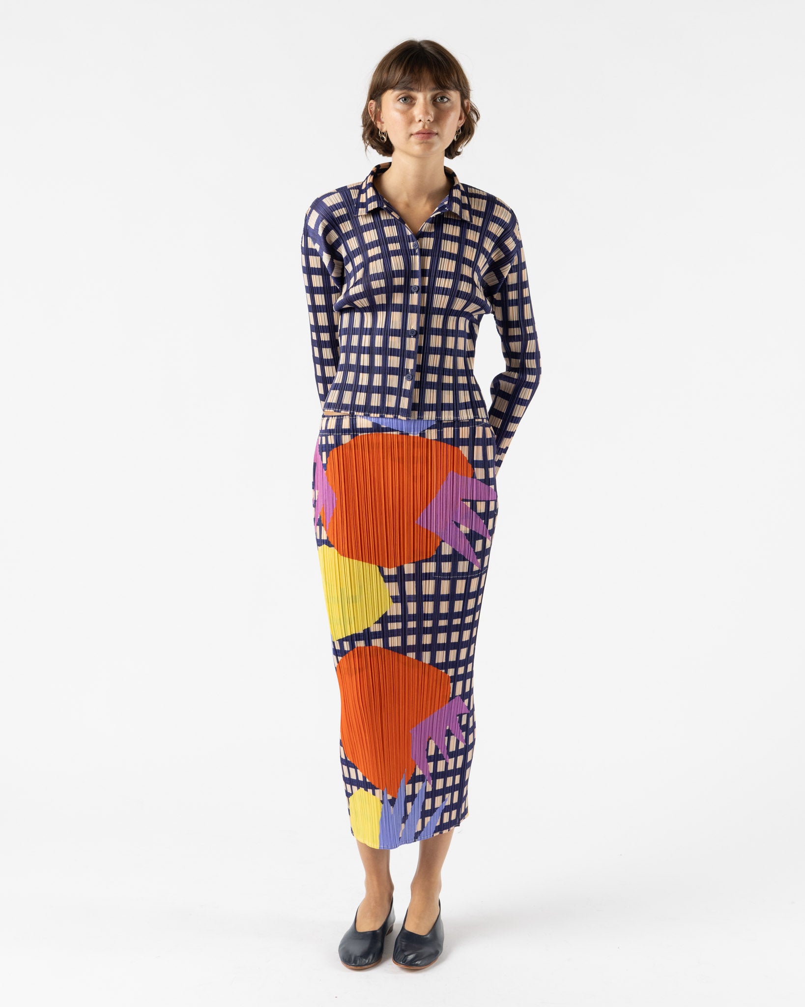 Pleats Please Issey Miyake Basket Top